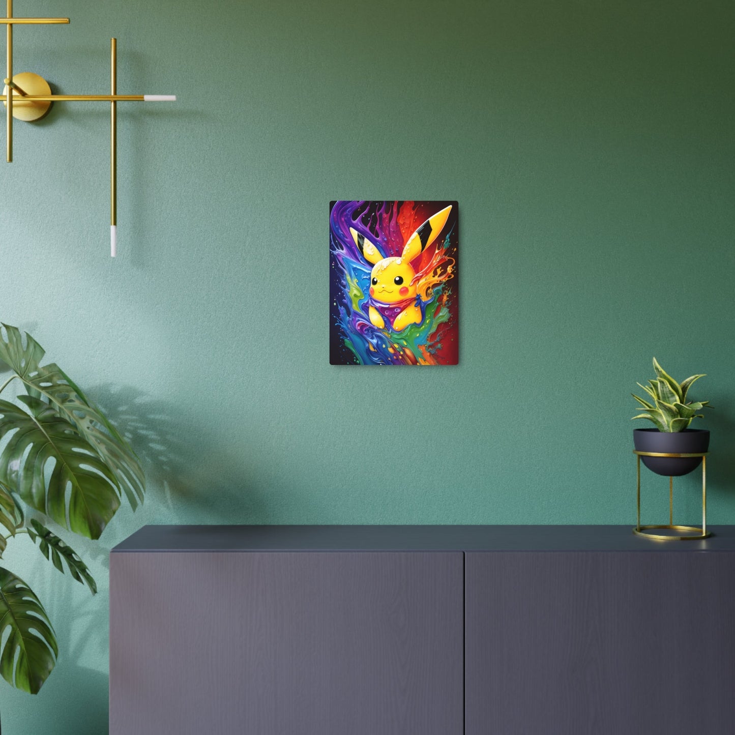 Flowing Fantasia Metal Art Sign - Pokestalgia LLC