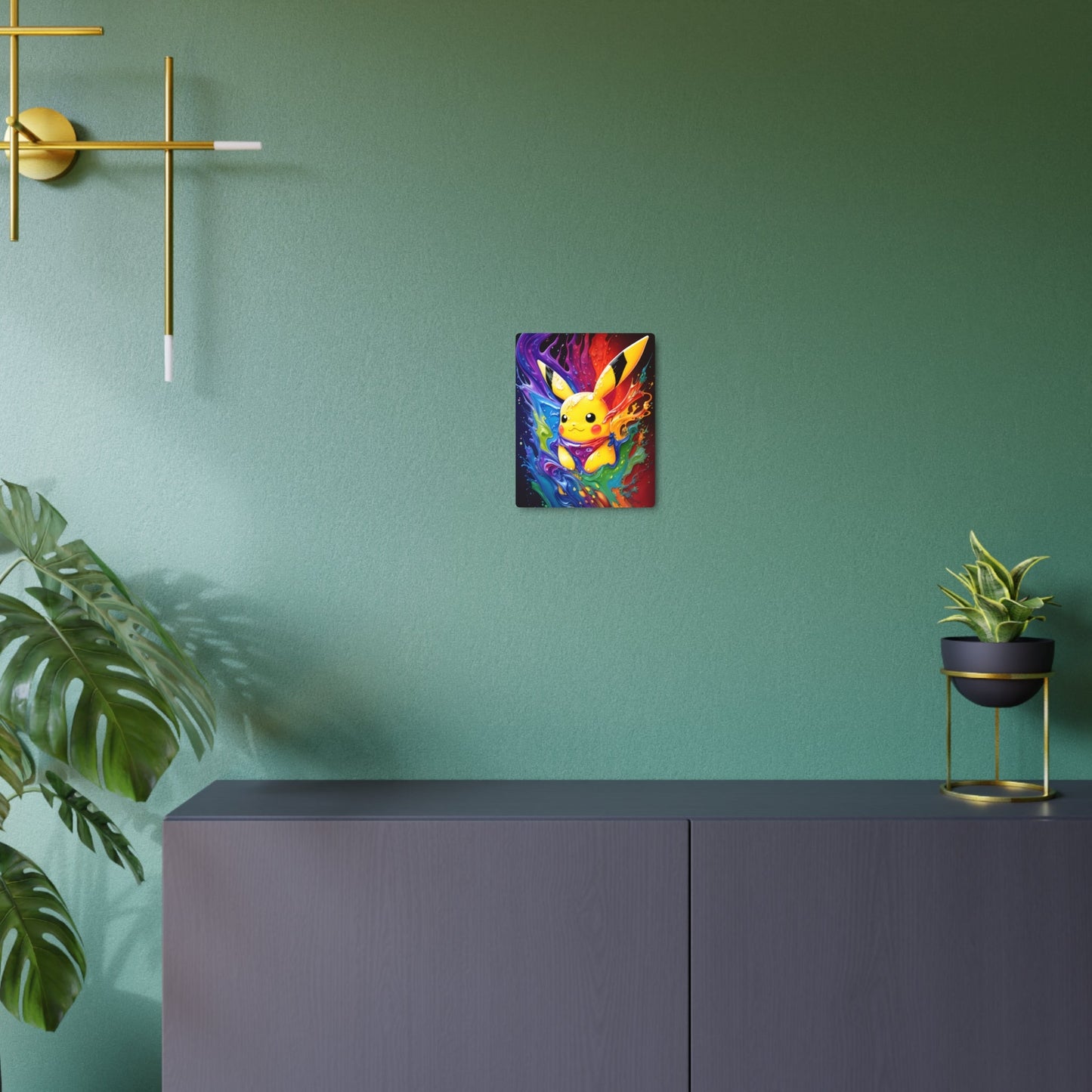 Flowing Fantasia Metal Art Sign - Pokestalgia LLC