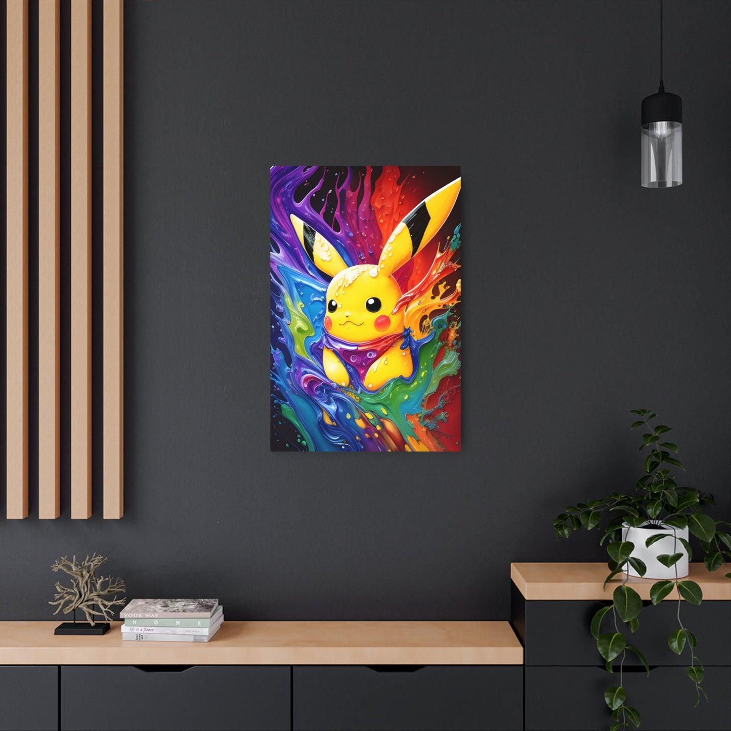 Flowing Fantasia Metal Art Sign - Pokestalgia LLC