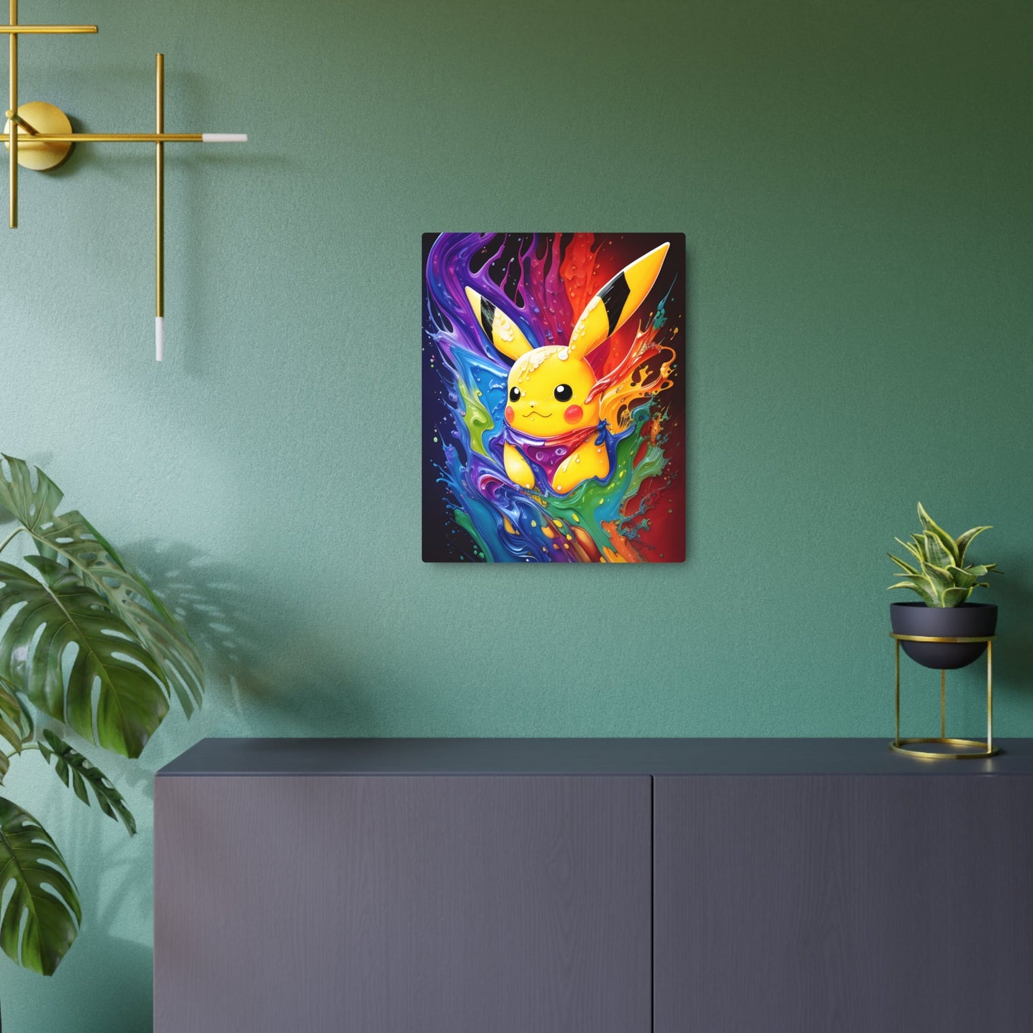 Flowing Fantasia Metal Art Sign - Pokestalgia LLC