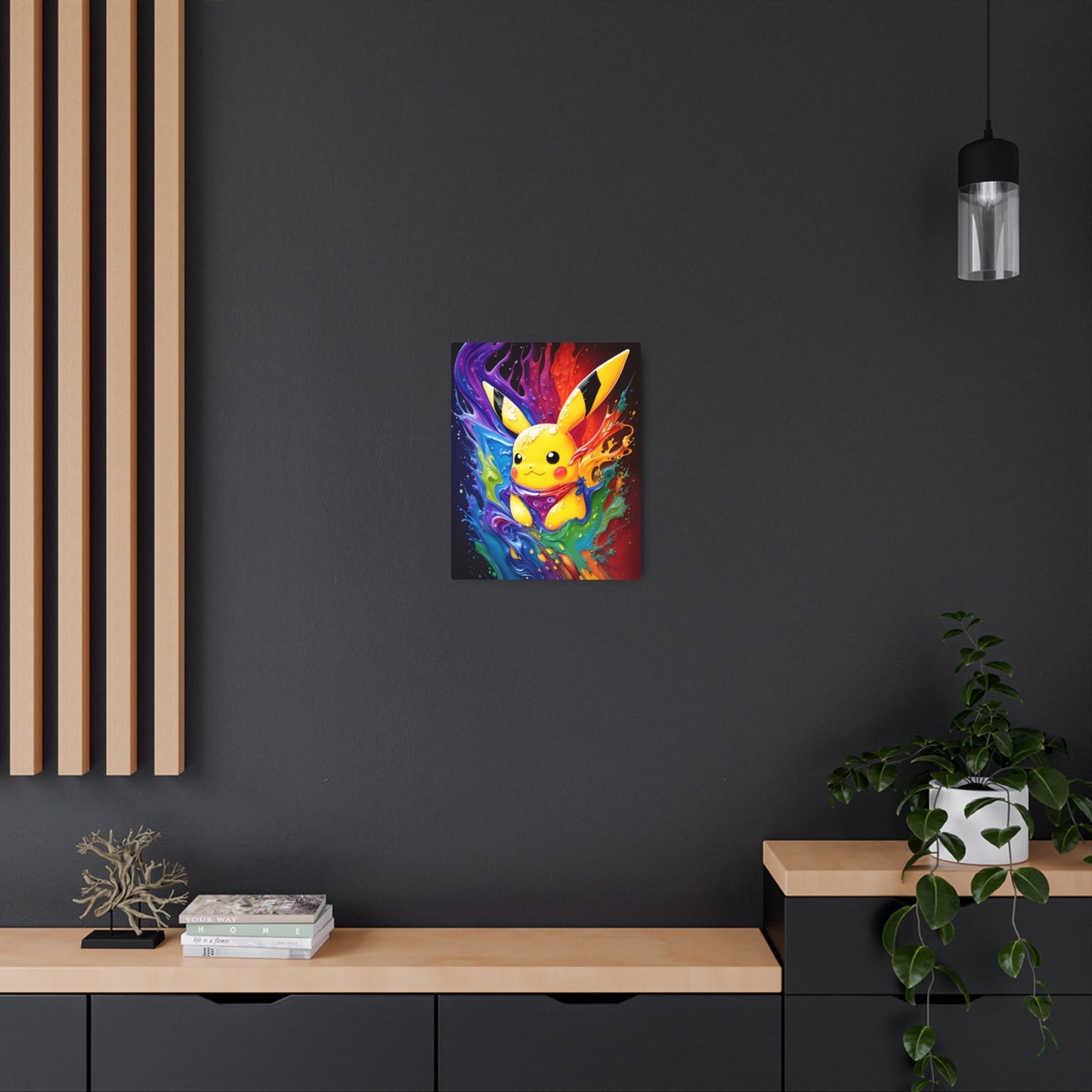 Flowing Fantasia Metal Art Sign - Pokestalgia LLC