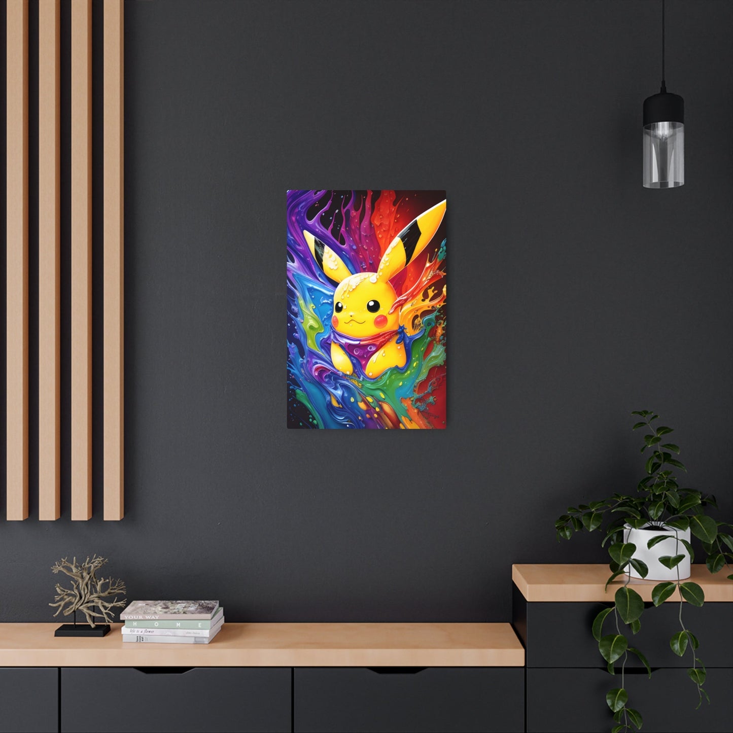 Flowing Fantasia Metal Art Sign - Pokestalgia LLC