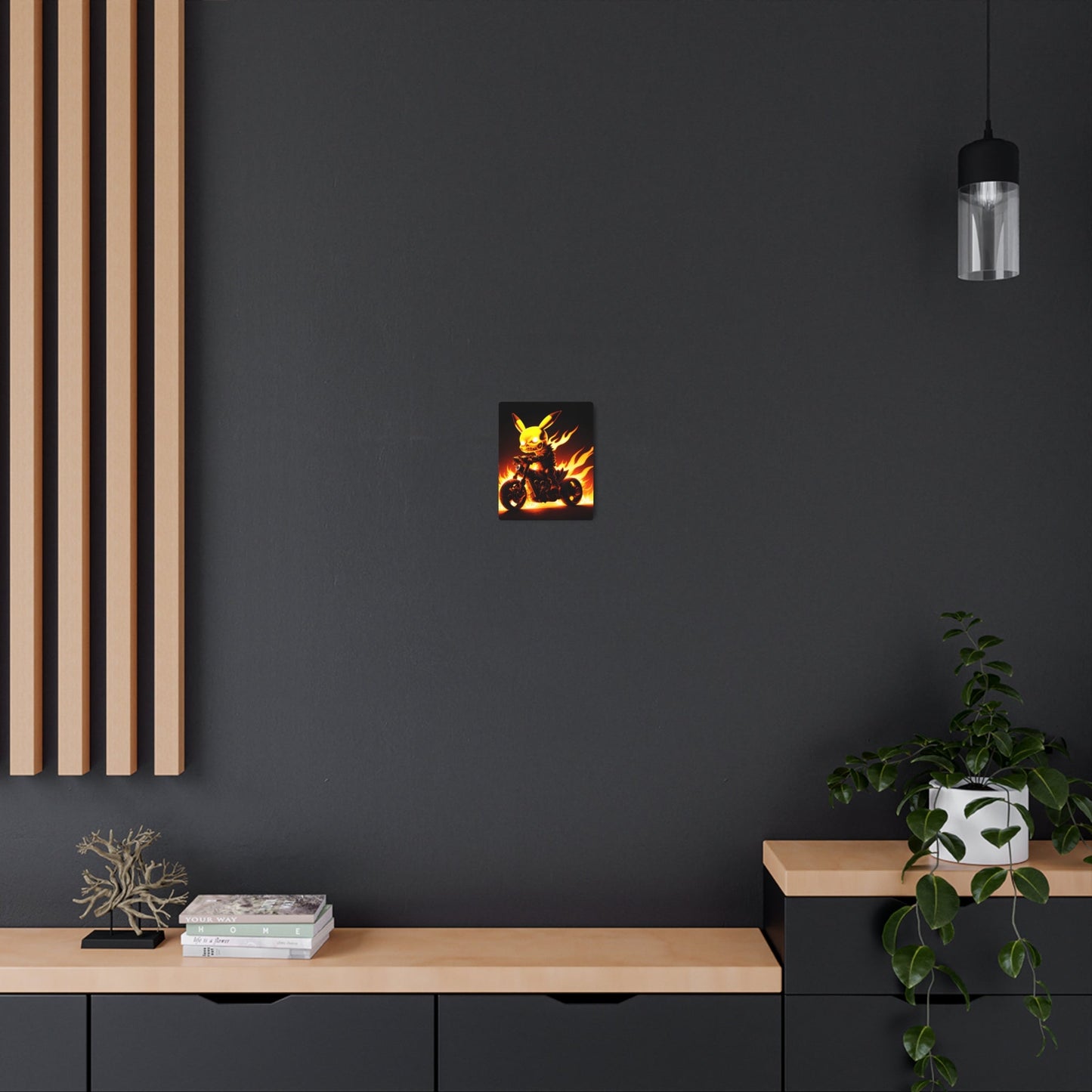 Ghostchu Metal Art Sign - Pokestalgia LLC