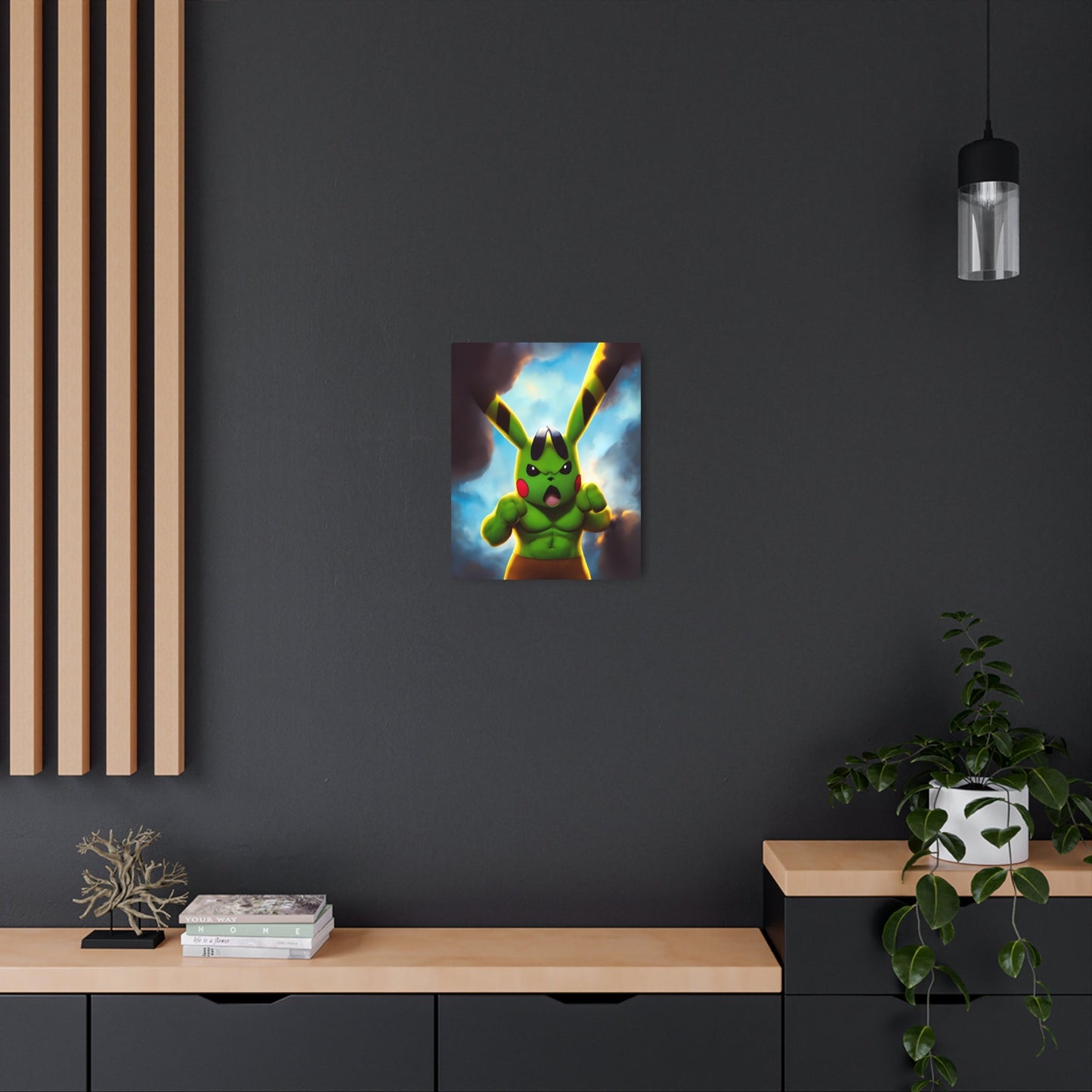 Hulkchu Metal Art Sign - Pokestalgia LLC