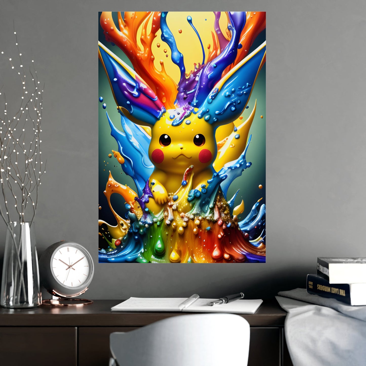 Radiant Ripples Matte Poster - Pokestalgia LLC