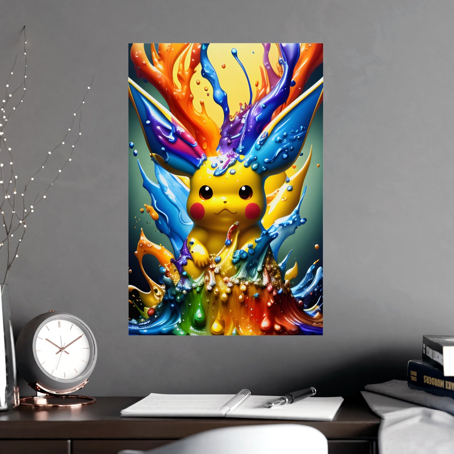 Radiant Ripples Matte Poster - Pokestalgia LLC