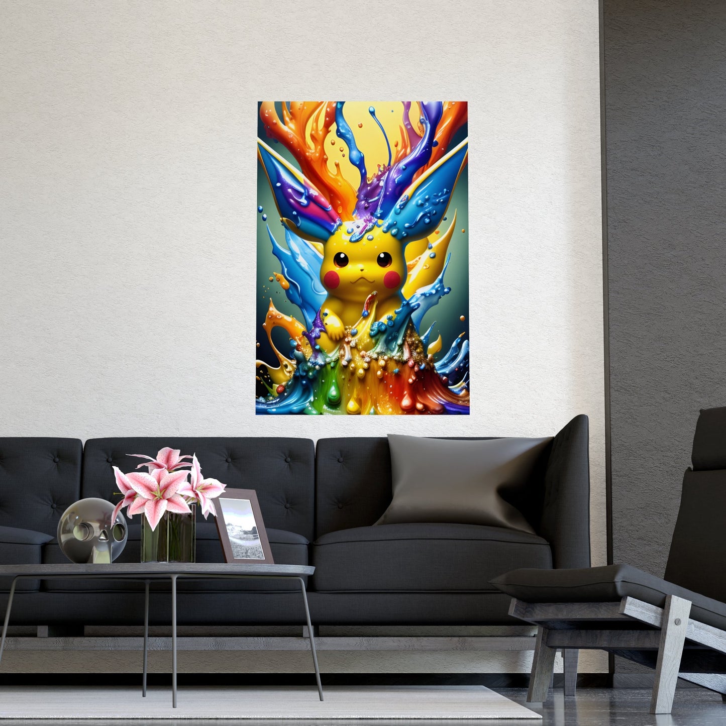 Radiant Ripples Matte Poster - Pokestalgia LLC