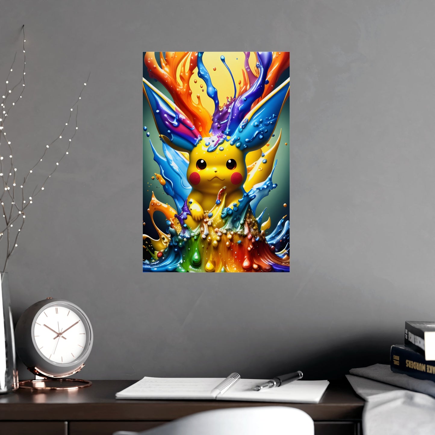 Radiant Ripples Matte Poster - Pokestalgia LLC
