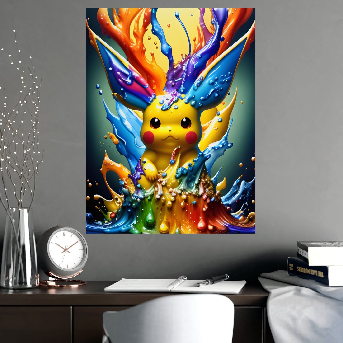 Radiant Ripples Matte Poster - Pokestalgia LLC