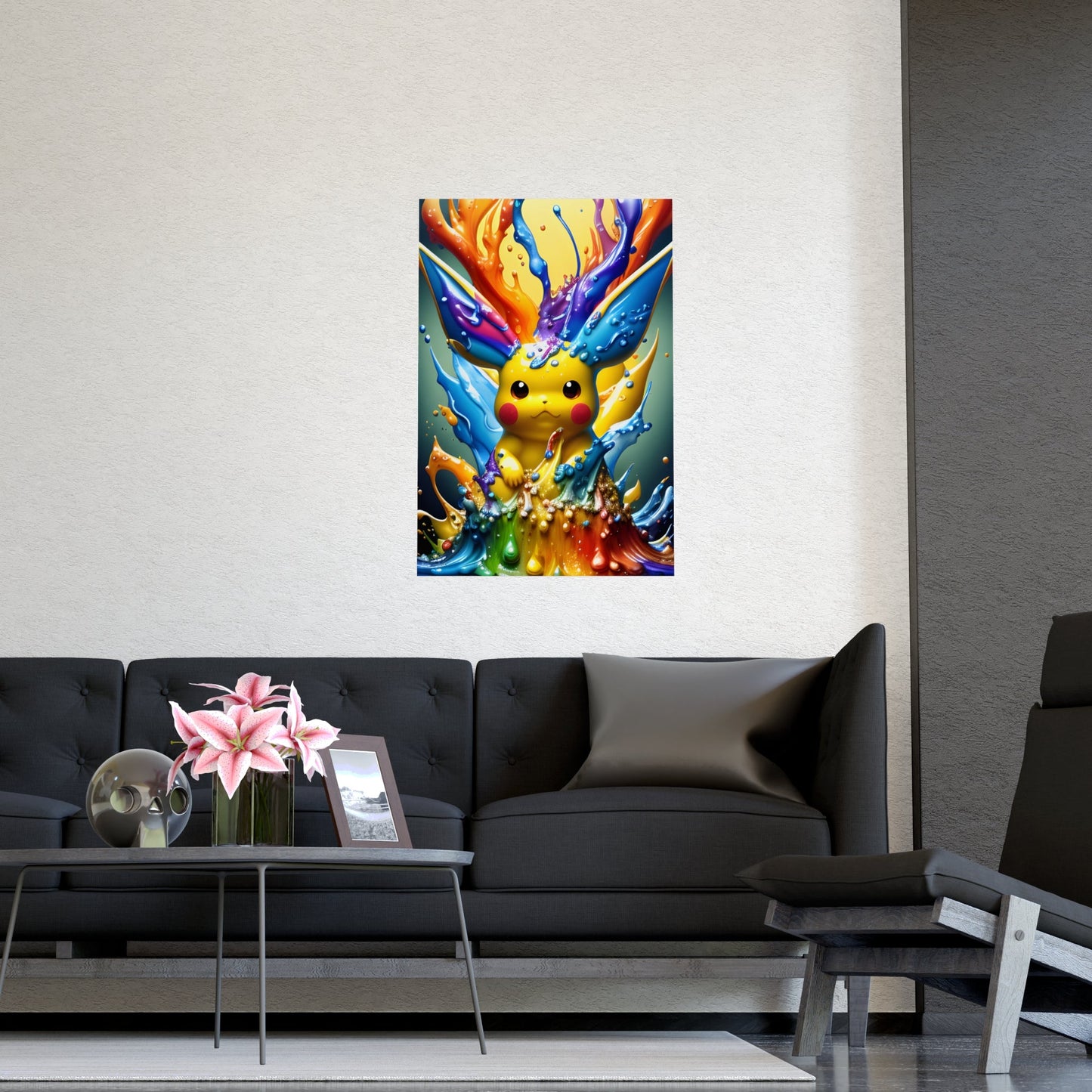 Radiant Ripples Matte Poster - Pokestalgia LLC