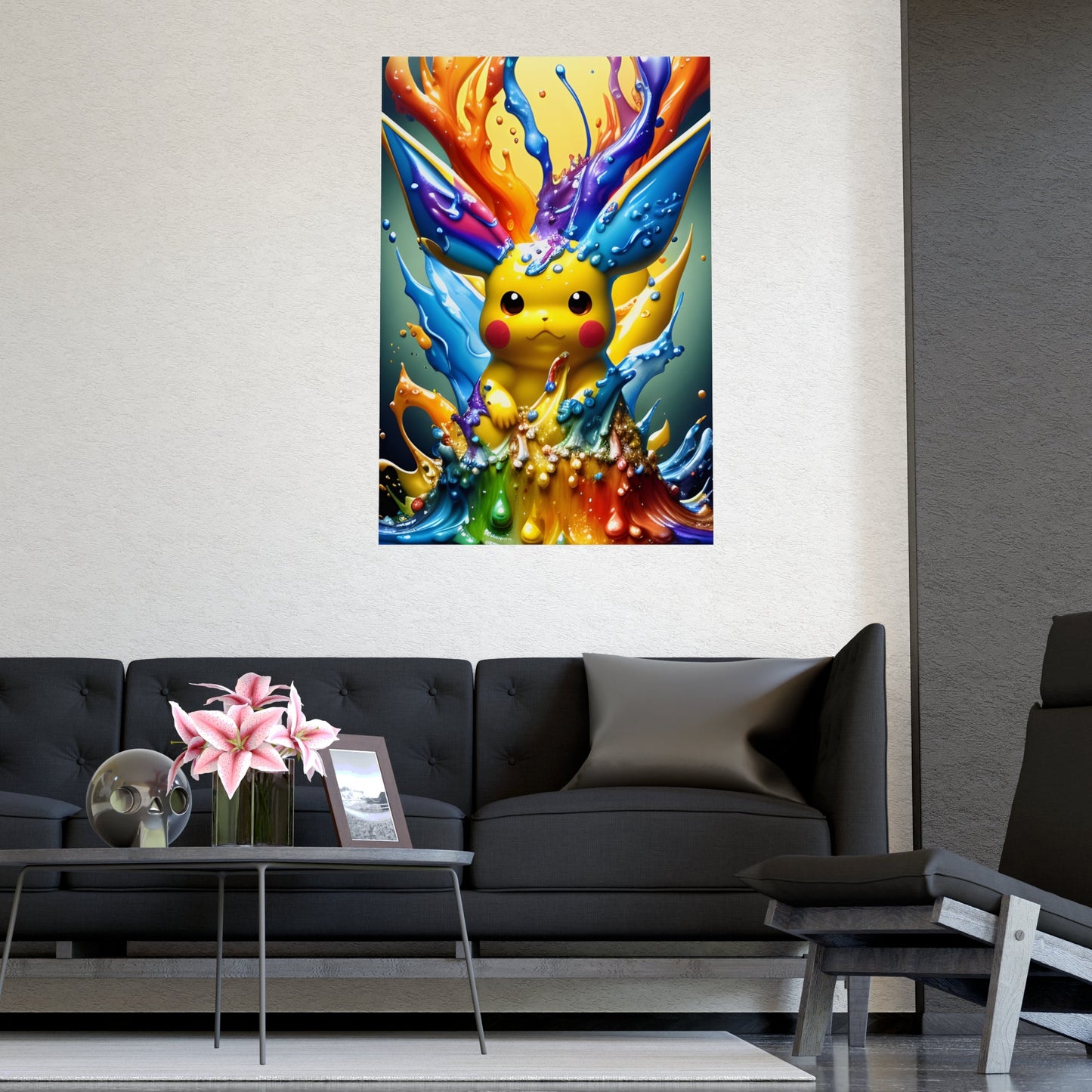 Radiant Ripples Matte Poster - Pokestalgia LLC