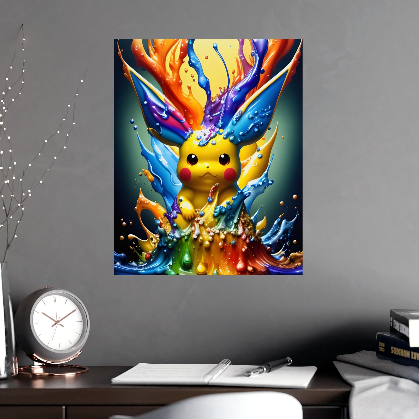 Radiant Ripples Matte Poster - Pokestalgia LLC