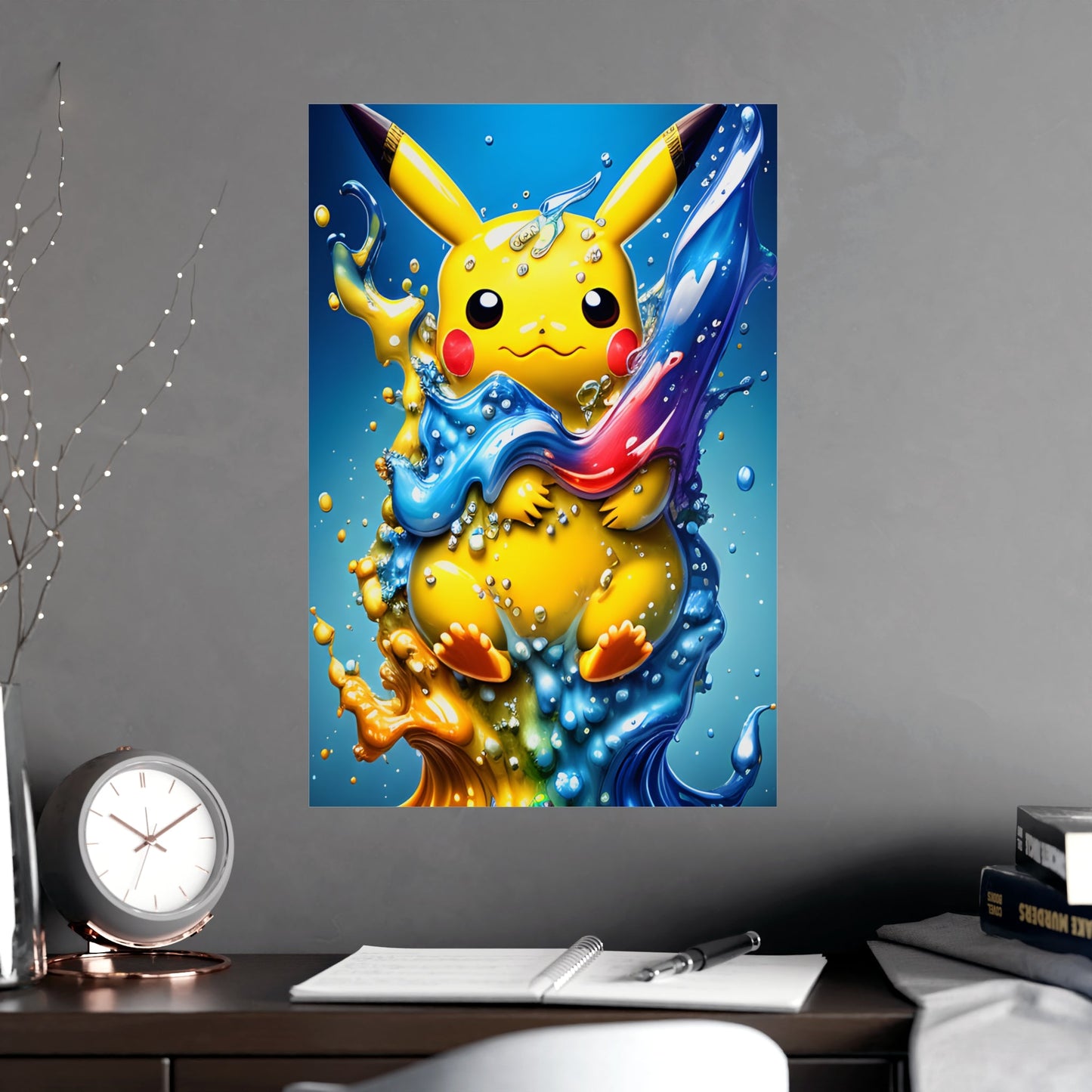 Spectral Surf Matte Poster - Pokestalgia LLC