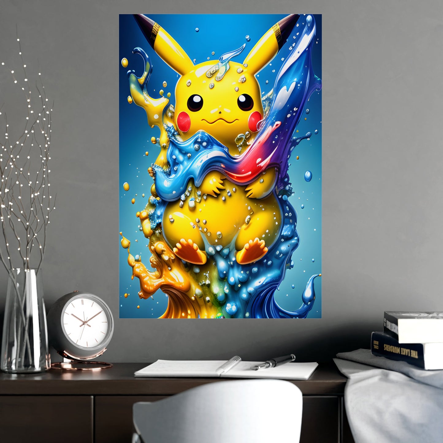 Spectral Surf Matte Poster - Pokestalgia LLC