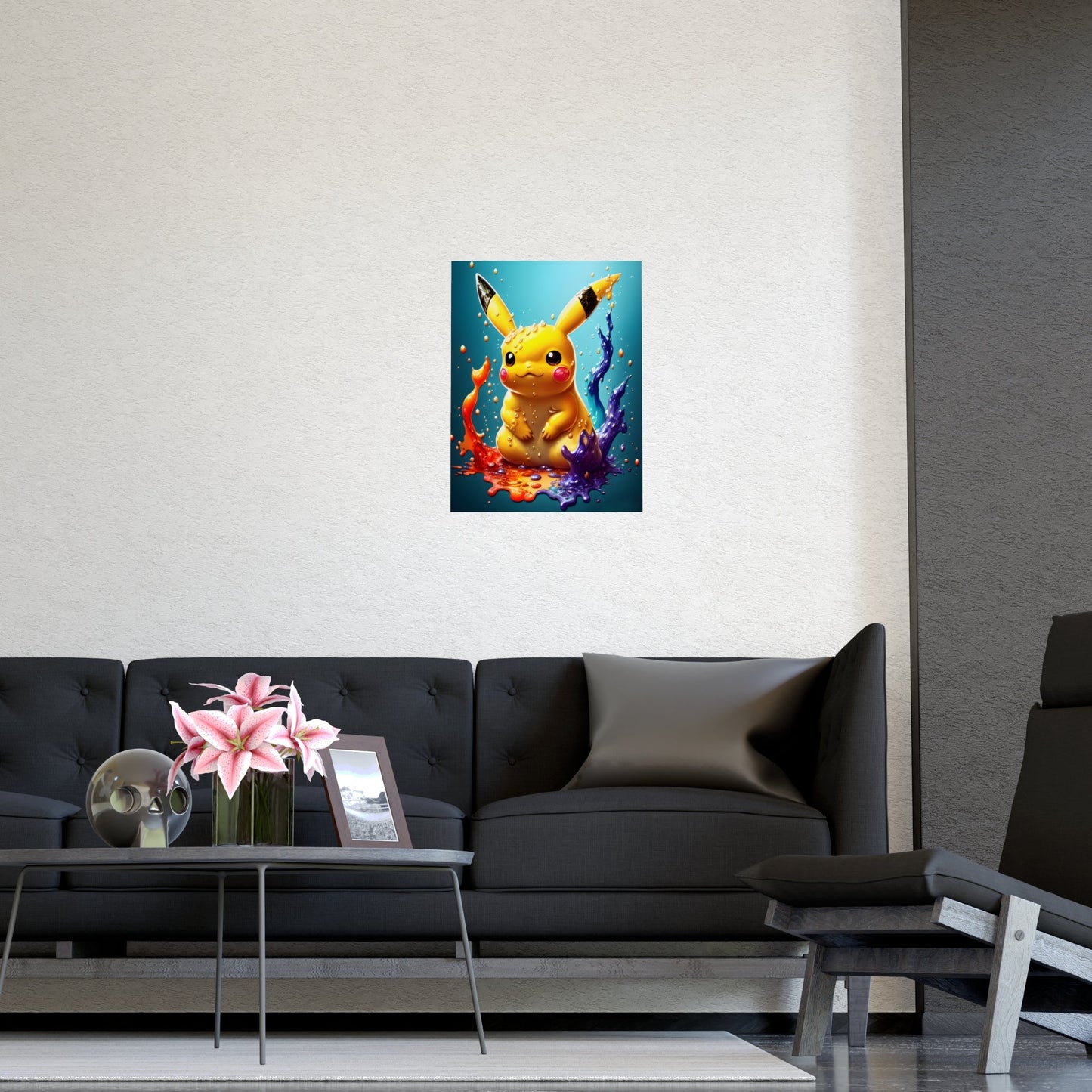 Splendorous Spatter Matte Poster - Pokestalgia LLC