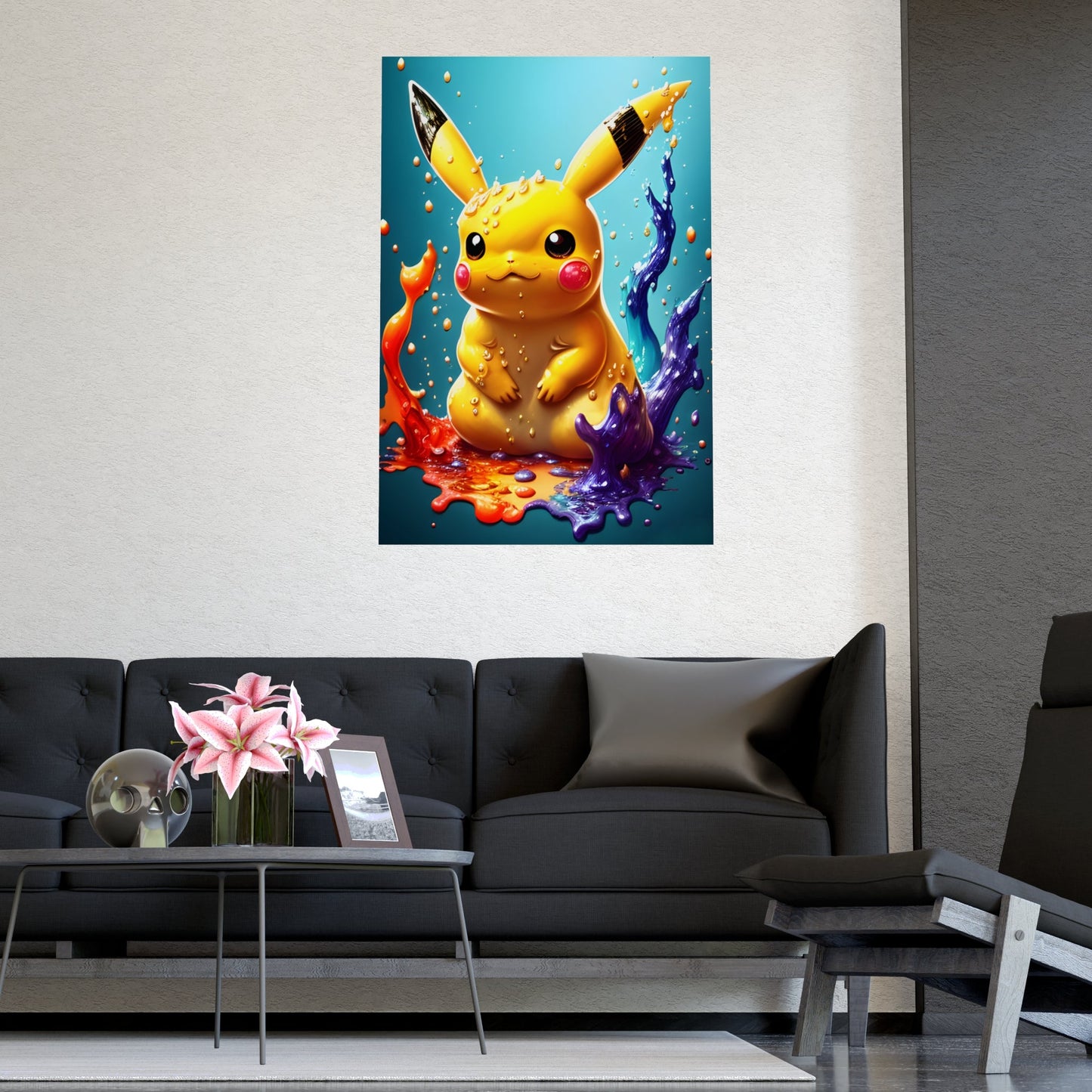 Splendorous Spatter Matte Poster - Pokestalgia LLC