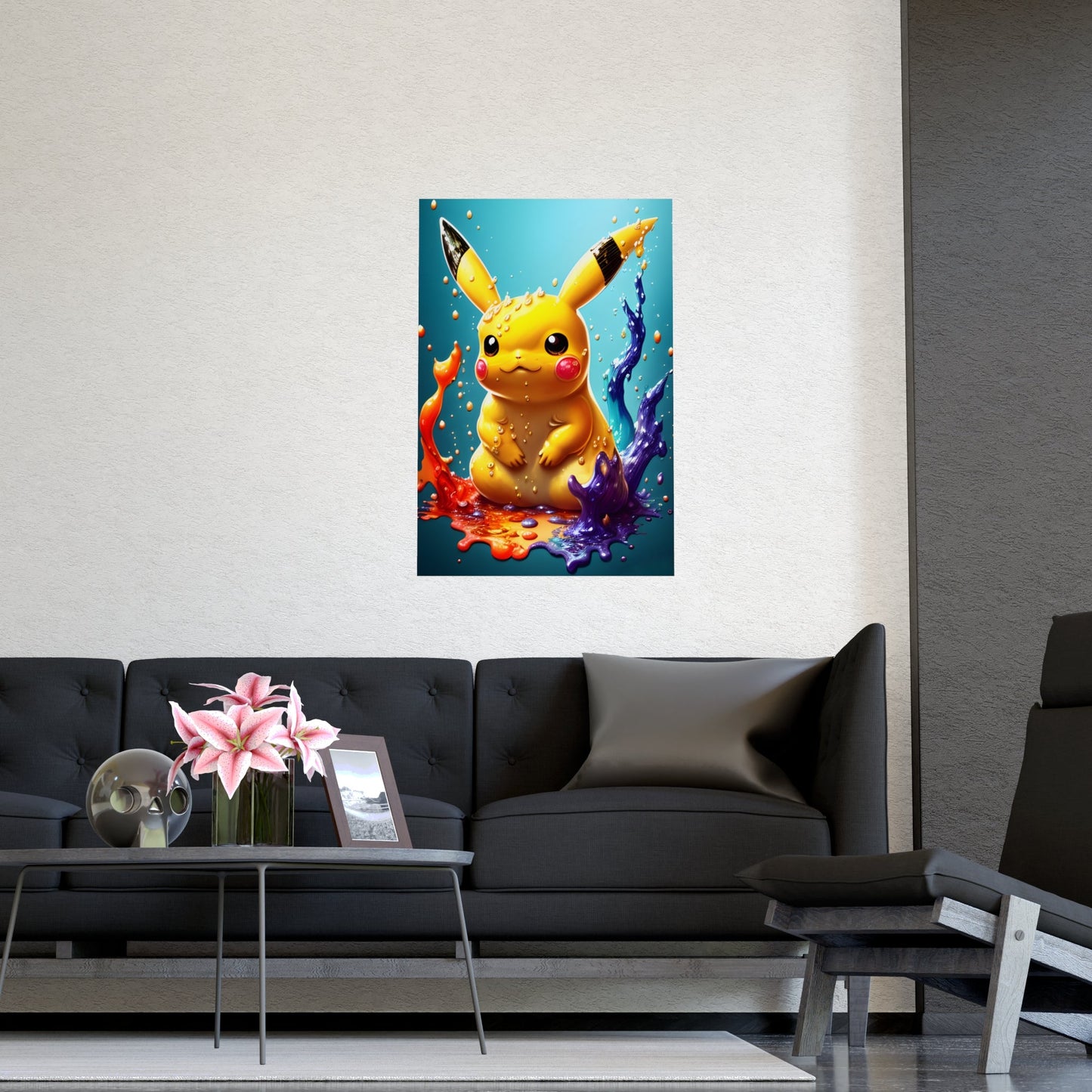 Splendorous Spatter Matte Poster - Pokestalgia LLC