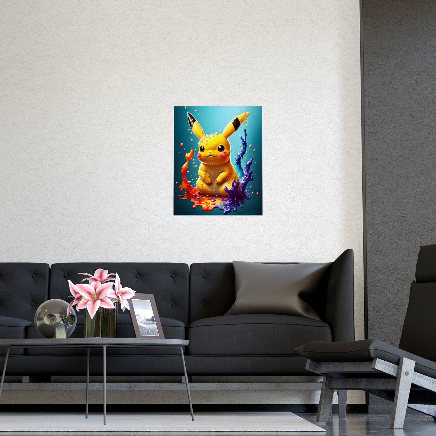 Splendorous Spatter Matte Poster - Pokestalgia LLC