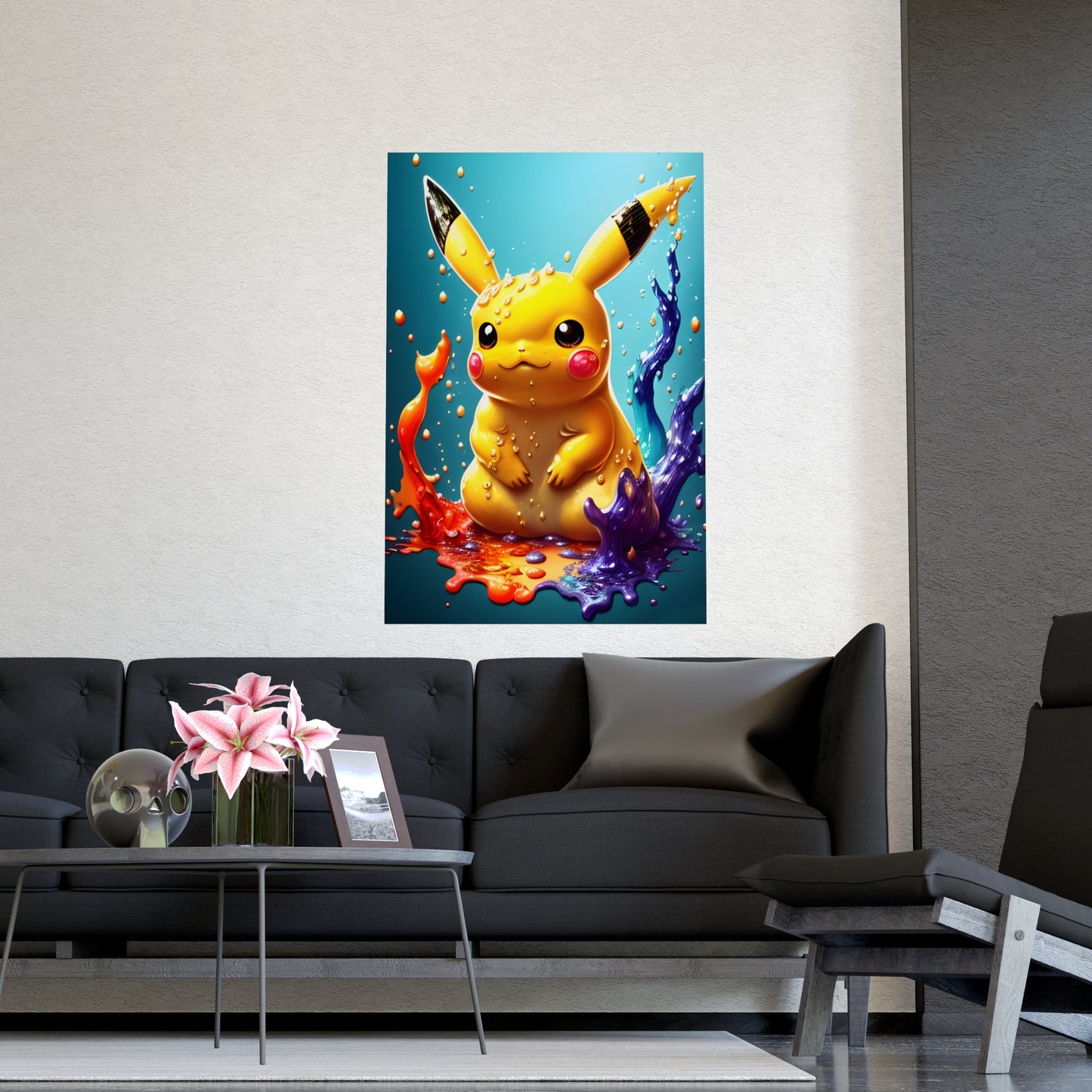 Splendorous Spatter Matte Poster - Pokestalgia LLC