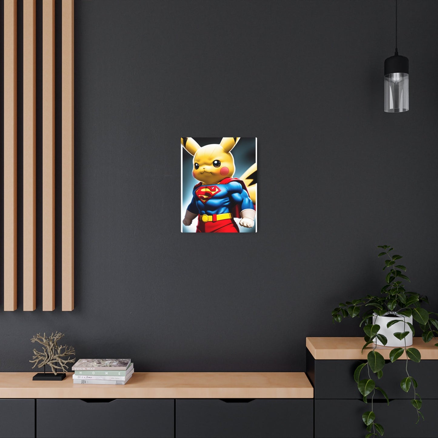 Superchu Metal Art Sign - Pokestalgia LLC