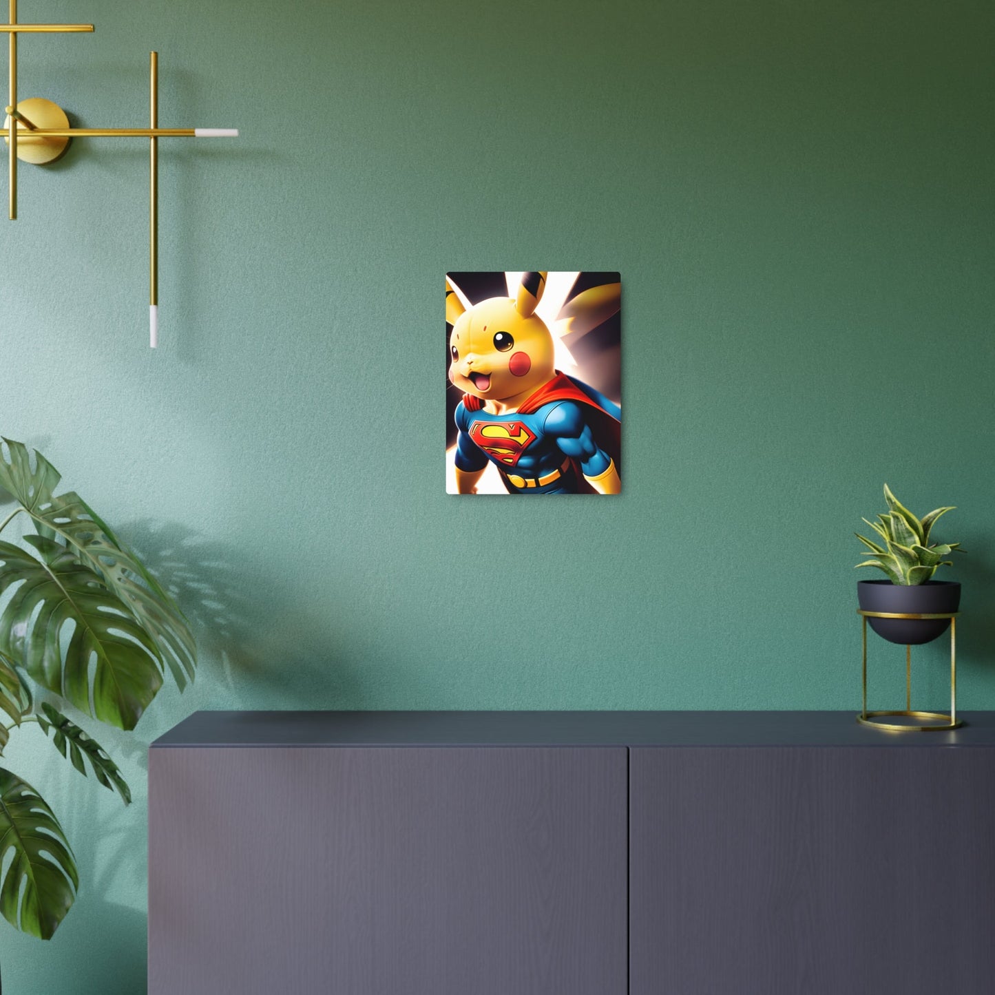 Superchu Metal Art Sign - Pokestalgia LLC