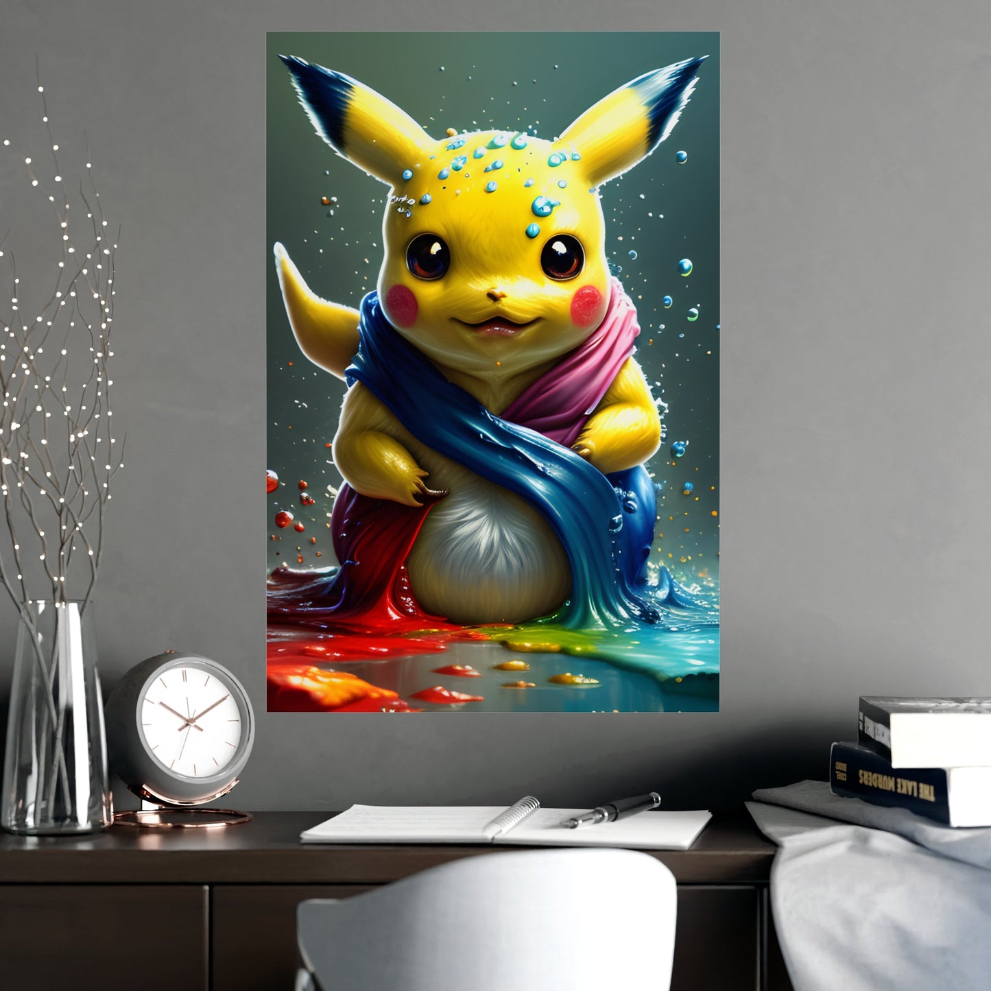 Whirling Watercolors Matte Poster - Pokestalgia LLC