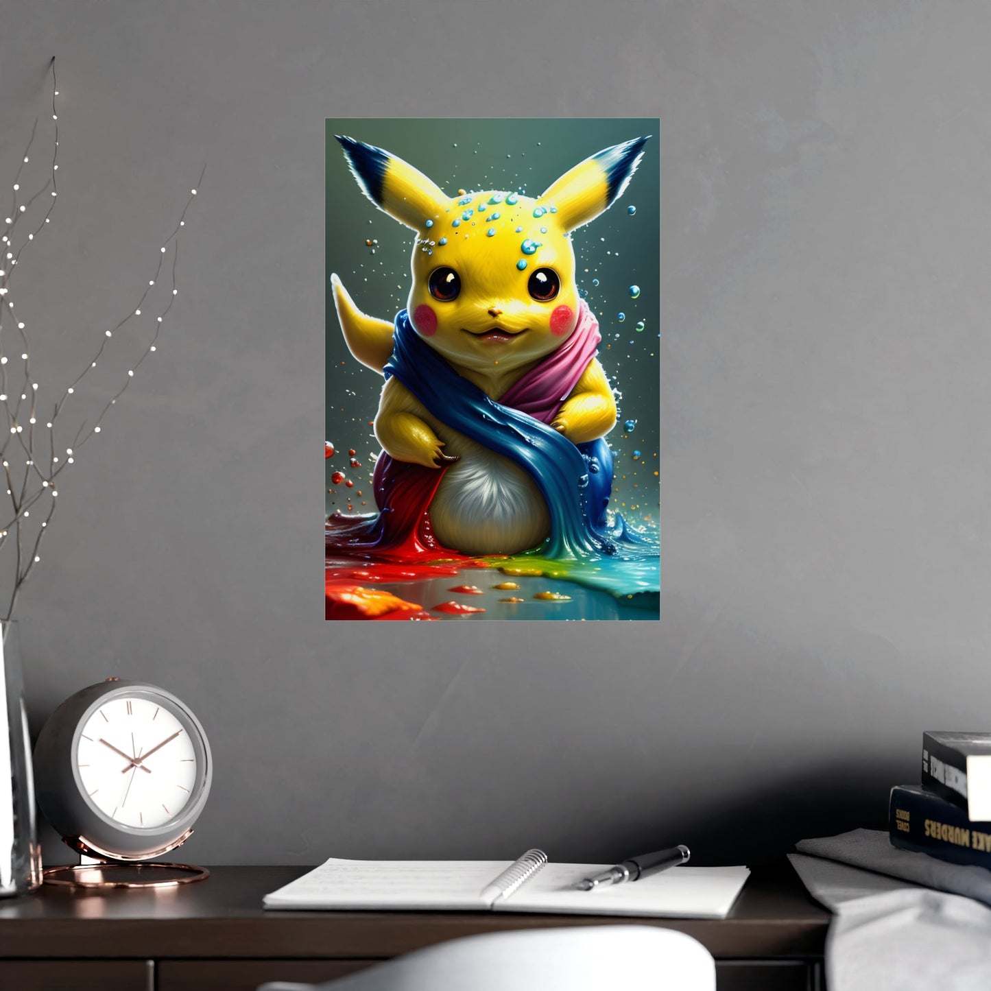 Whirling Watercolors Matte Poster - Pokestalgia LLC