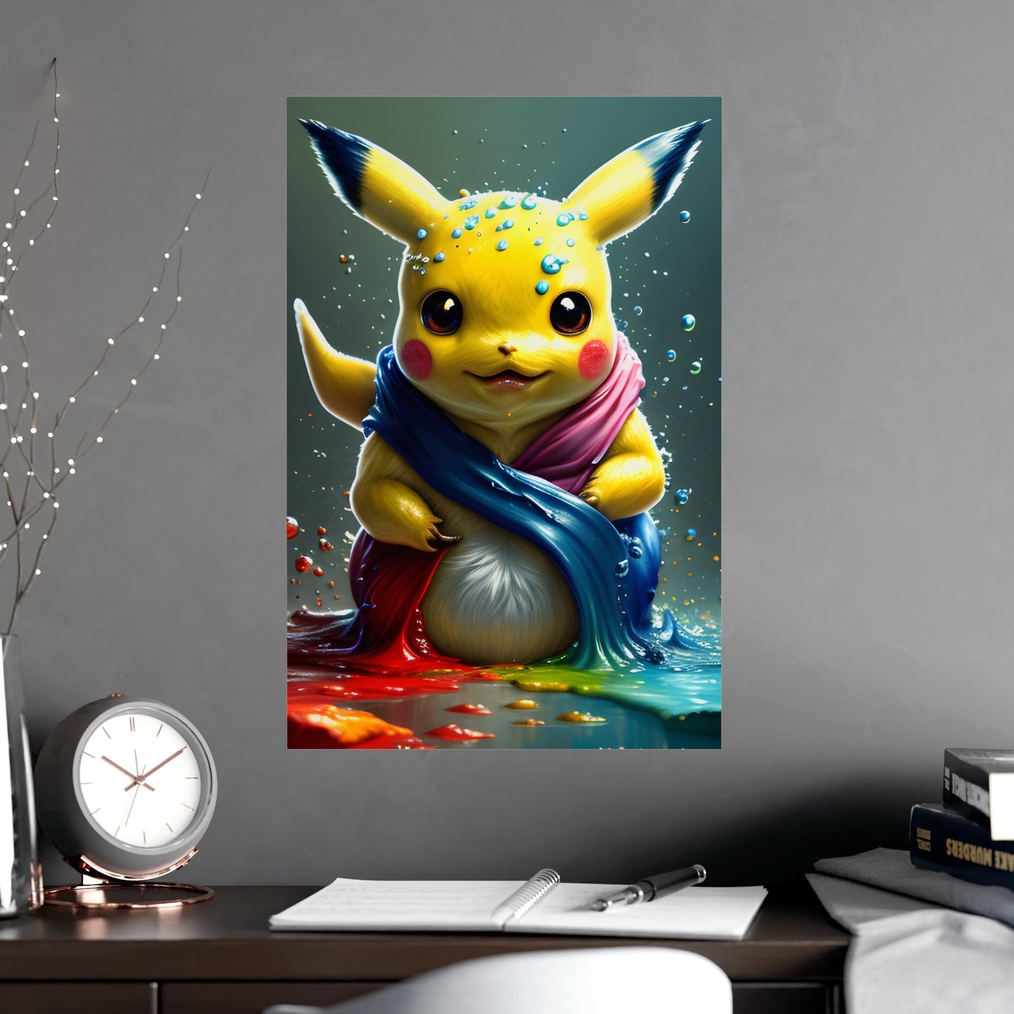 Whirling Watercolors Matte Poster - Pokestalgia LLC