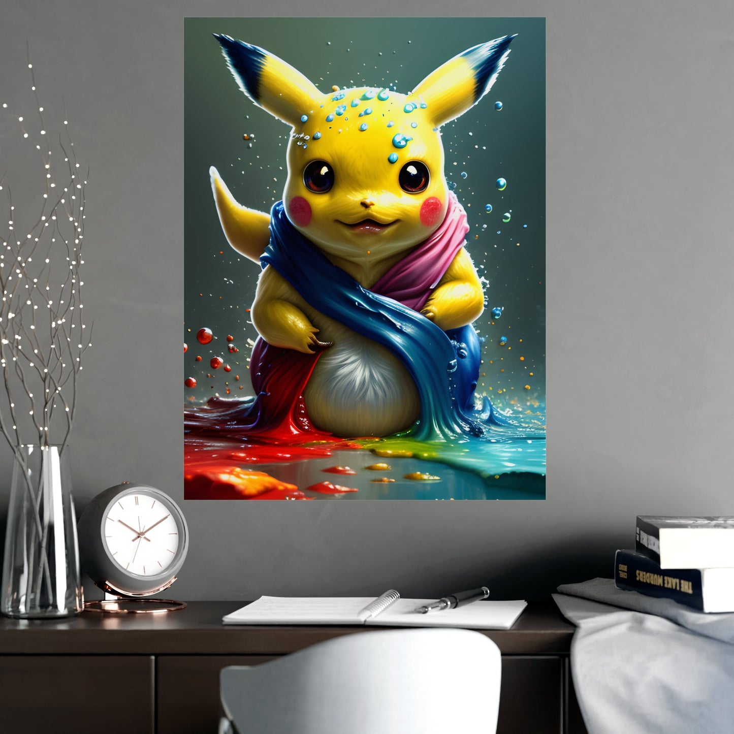 Whirling Watercolors Matte Poster - Pokestalgia LLC