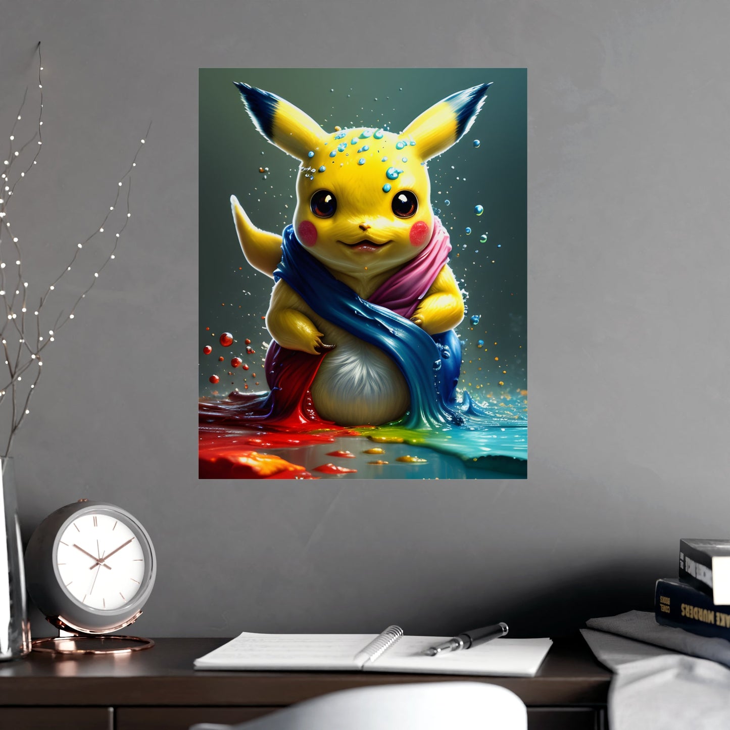 Whirling Watercolors Matte Poster - Pokestalgia LLC