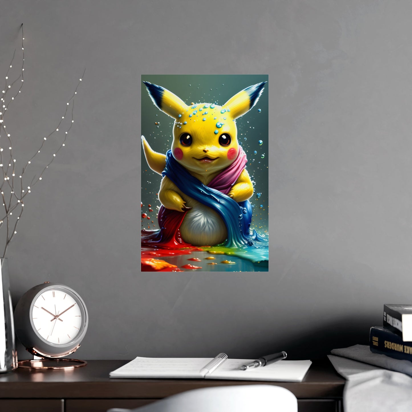 Whirling Watercolors Matte Poster - Pokestalgia LLC