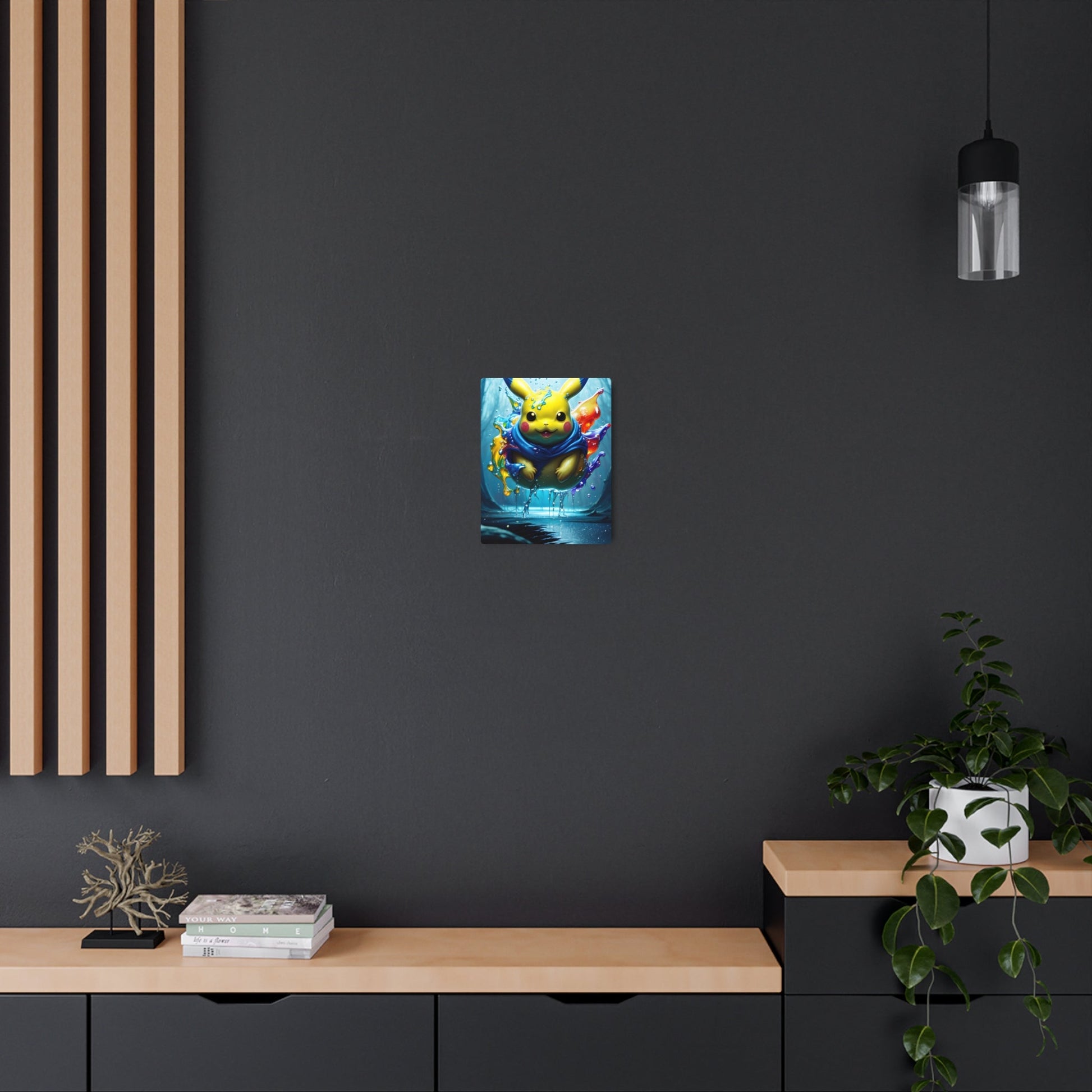 Aqueous Aurora Metal Art Sign - Pokestalgia LLC