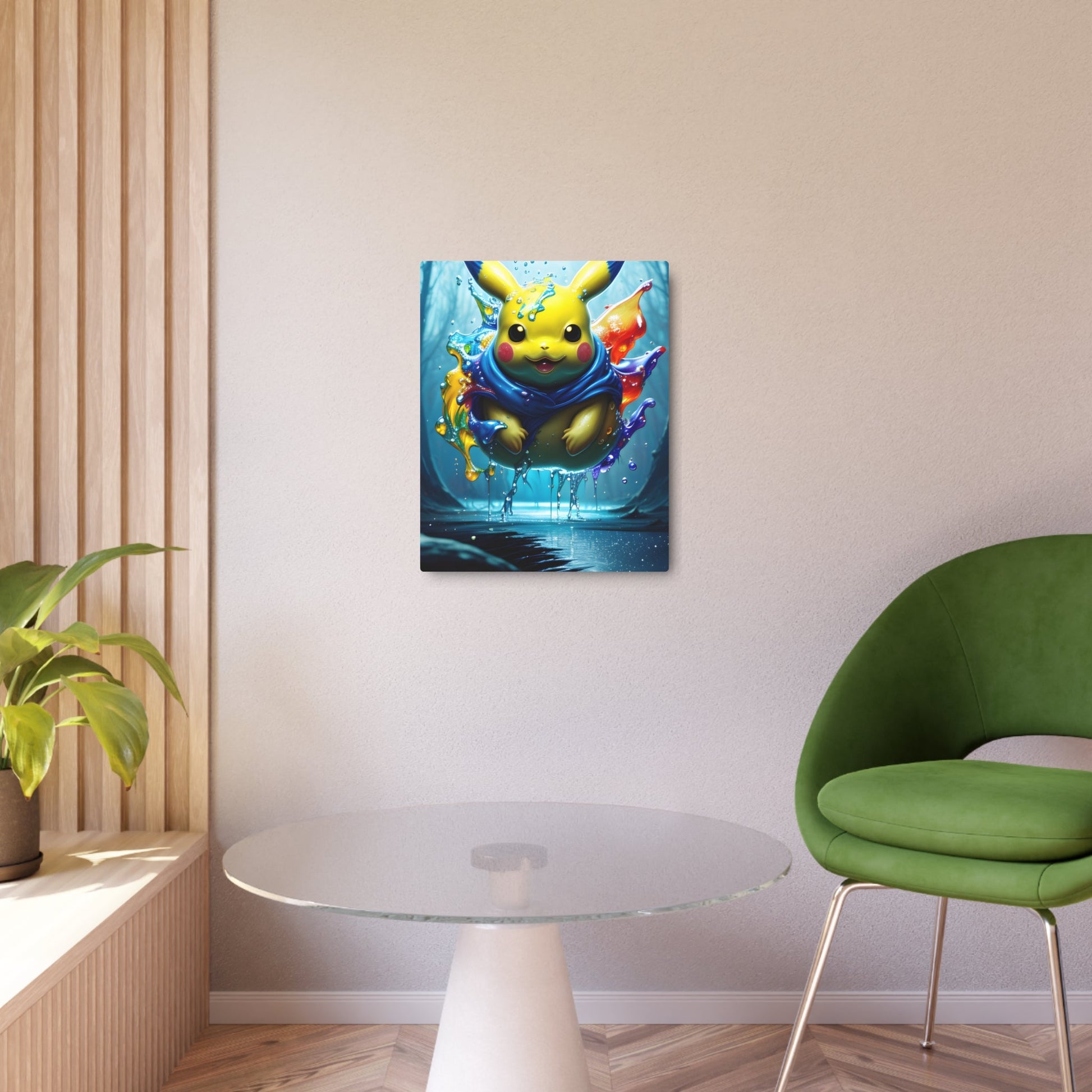 Aqueous Aurora Metal Art Sign - Pokestalgia LLC