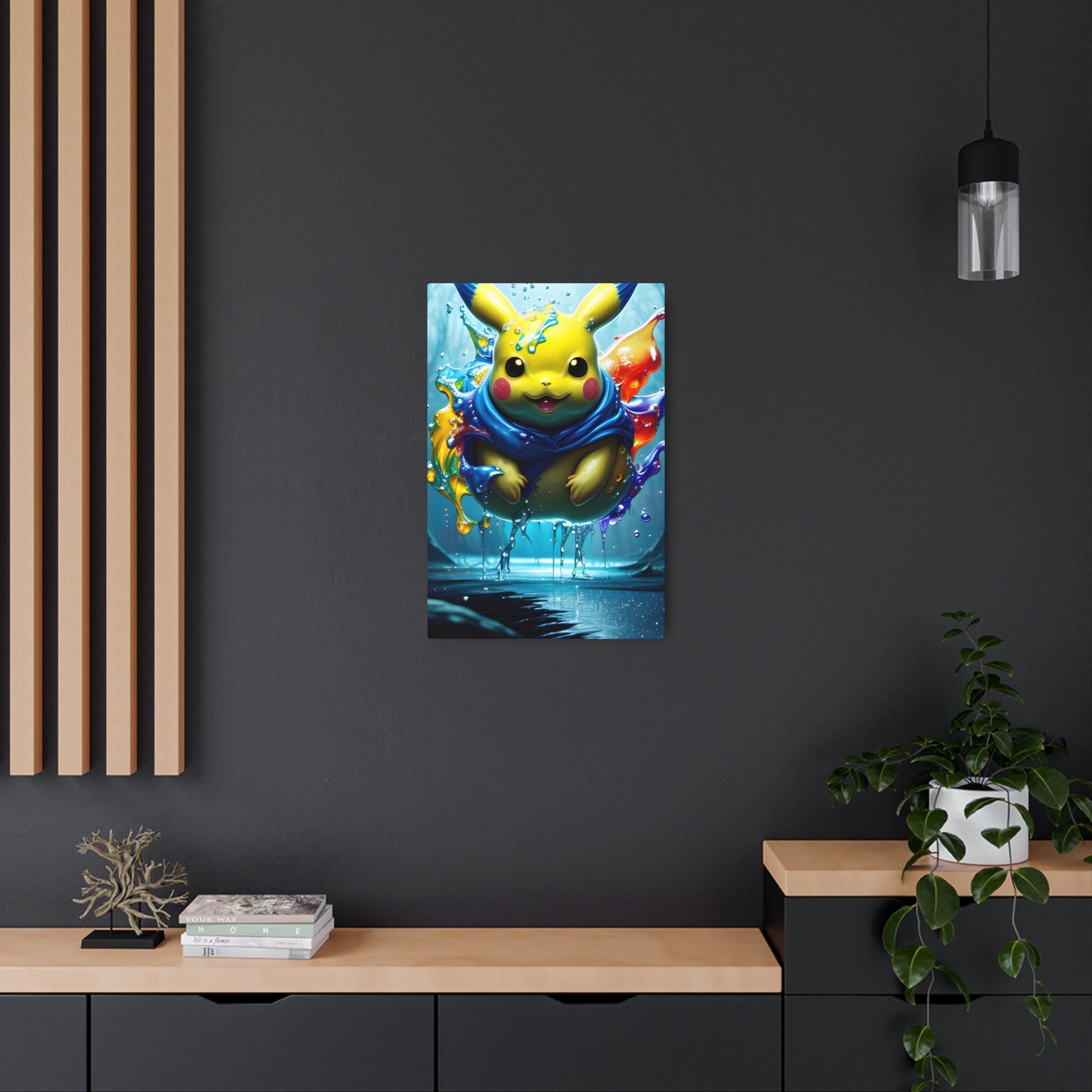 Aqueous Aurora Metal Art Sign - Pokestalgia LLC