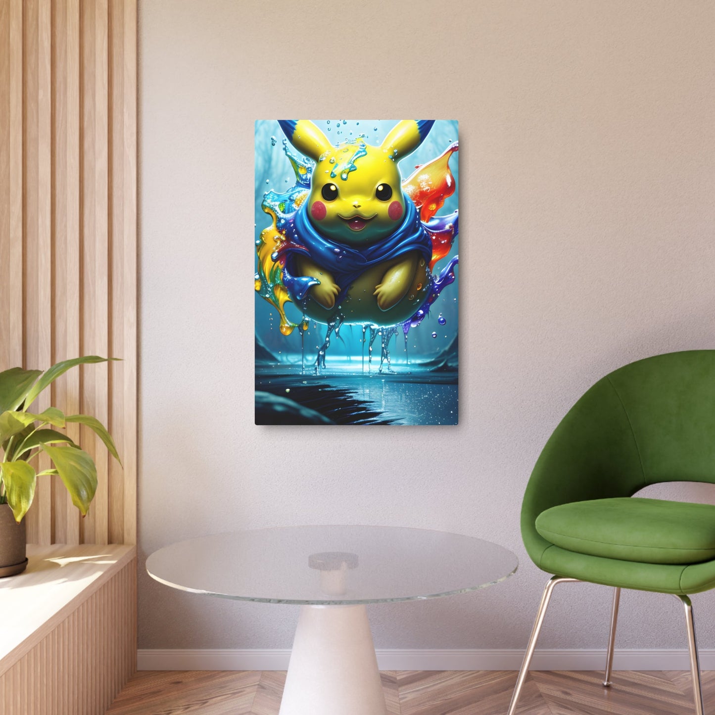 Aqueous Aurora Metal Art Sign - Pokestalgia LLC