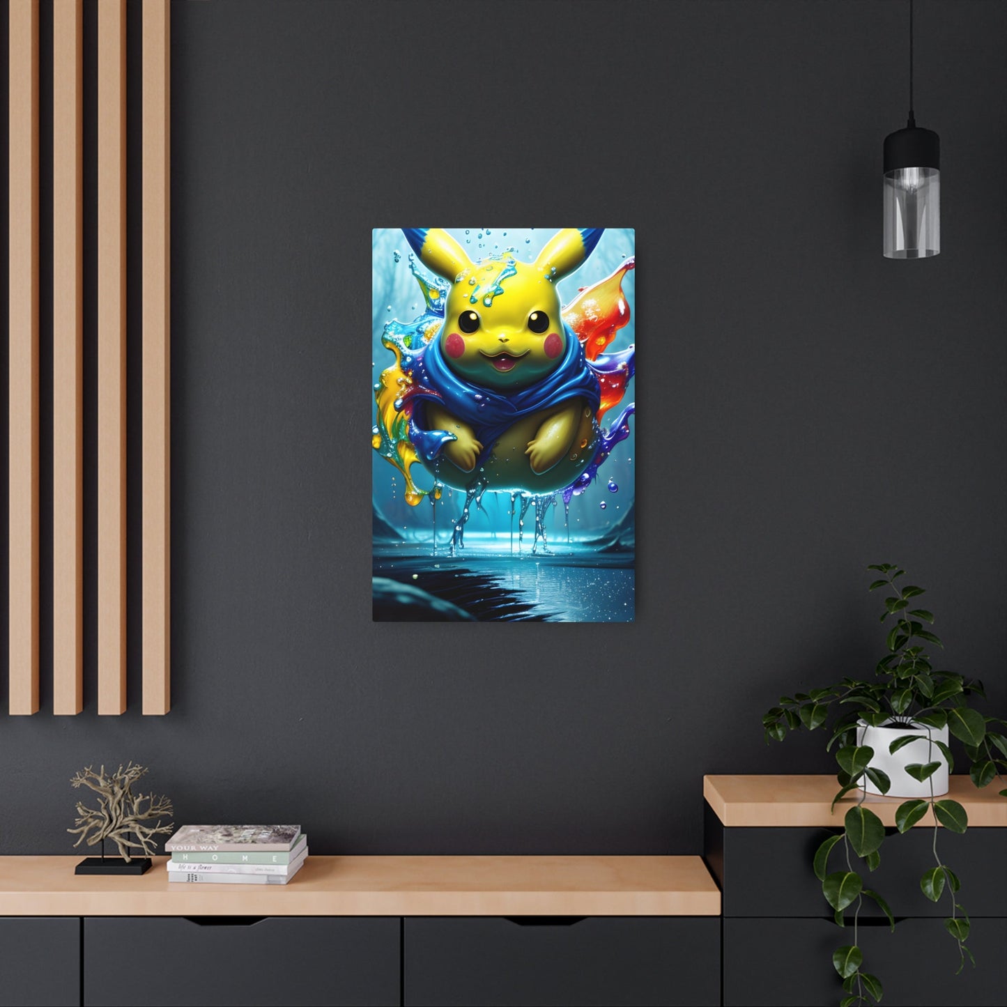Aqueous Aurora Metal Art Sign - Pokestalgia LLC