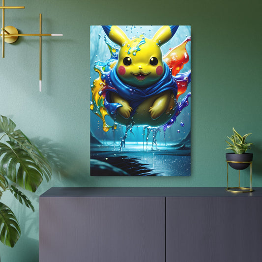 Aqueous Aurora Metal Art Sign - Pokestalgia LLC