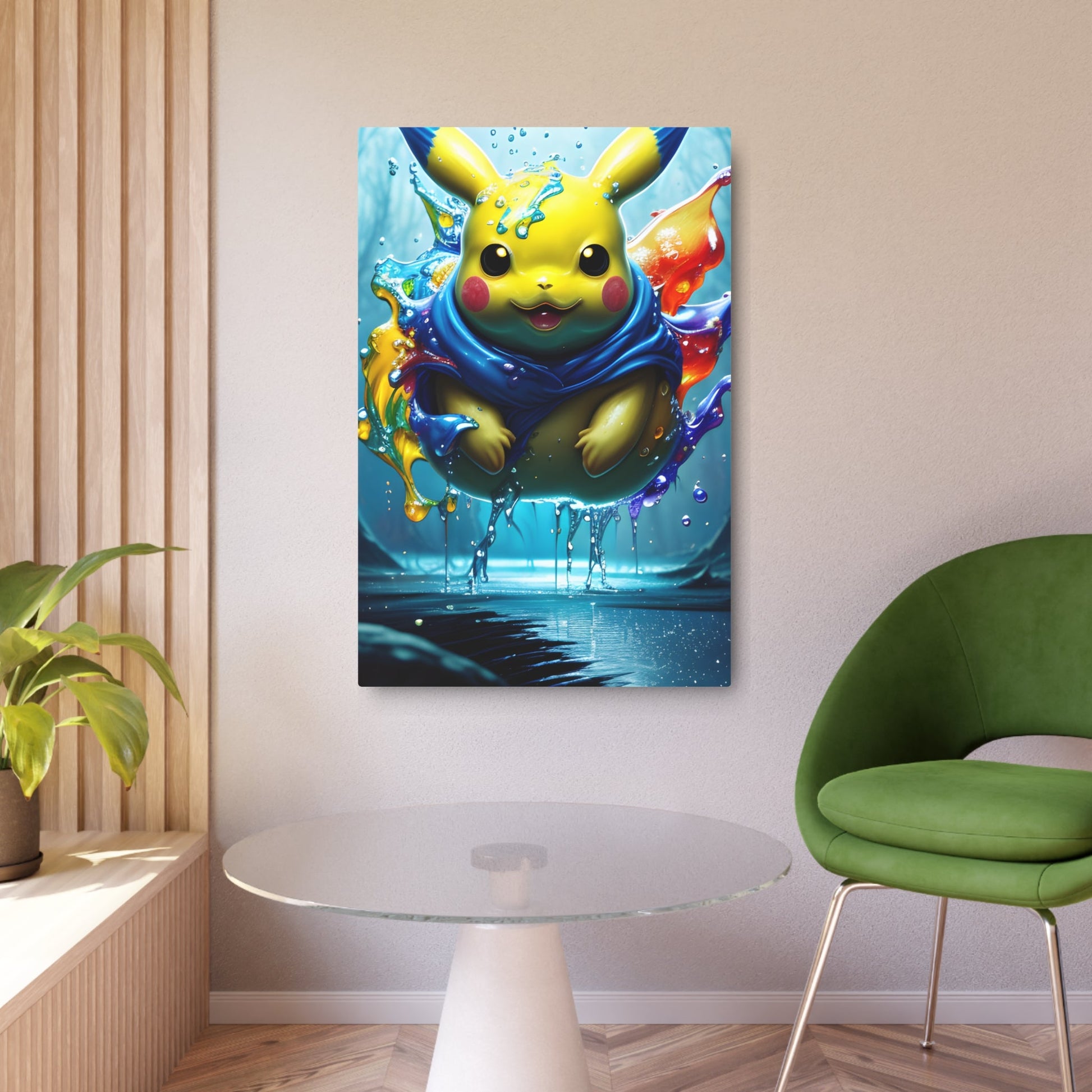Aqueous Aurora Metal Art Sign - Pokestalgia LLC