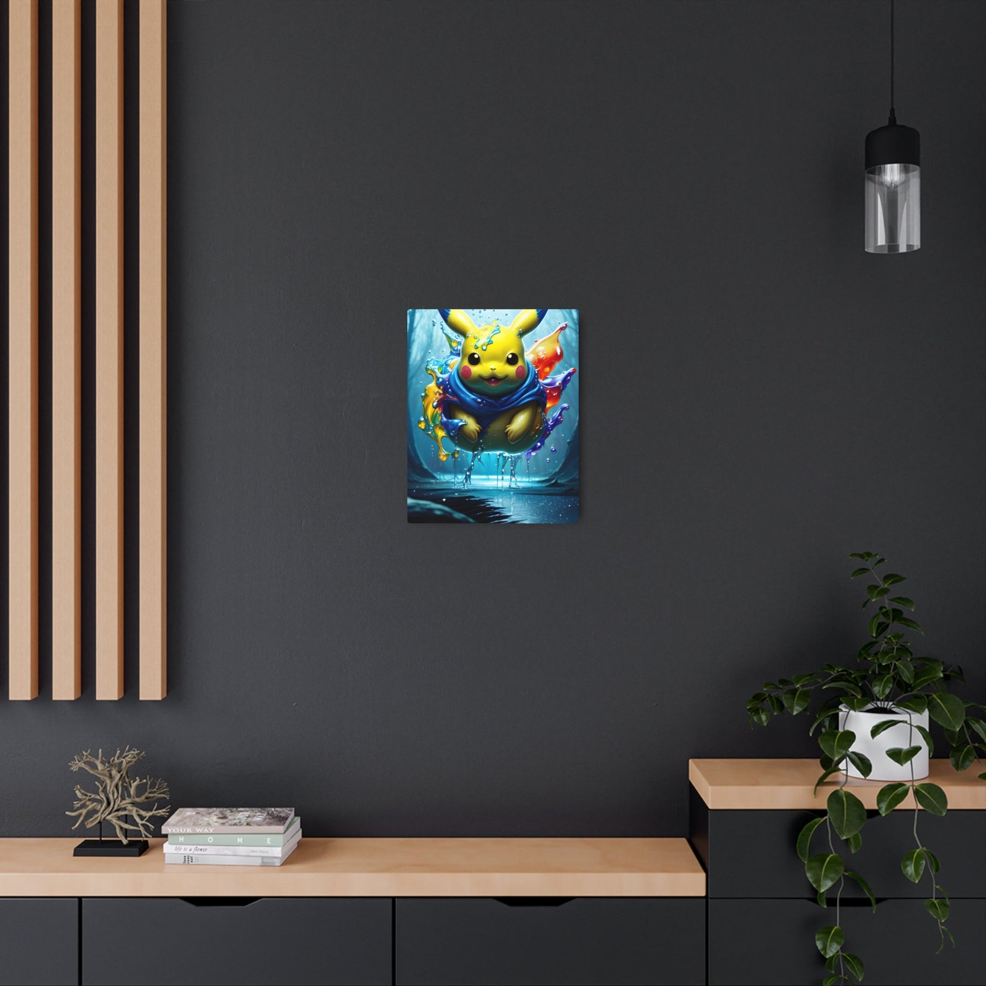 Aqueous Aurora Metal Art Sign - Pokestalgia LLC