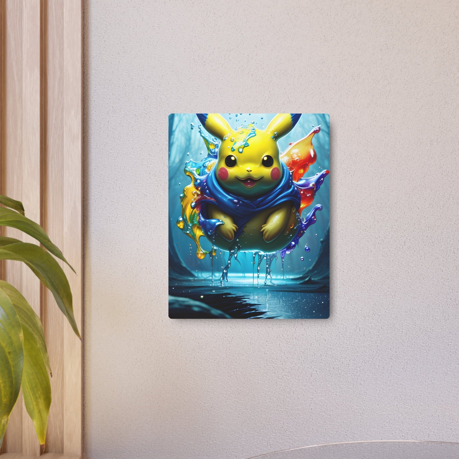 Aqueous Aurora Metal Art Sign - Pokestalgia LLC