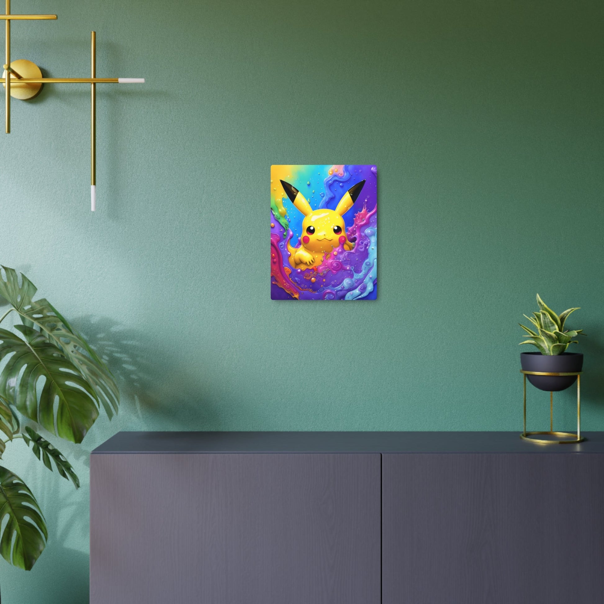 Bubbling Brilliance Metal Art Sign - Pokestalgia LLC