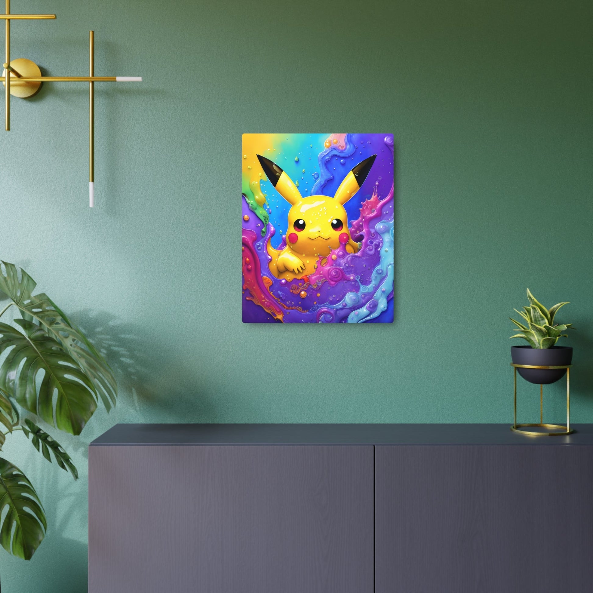 Bubbling Brilliance Metal Art Sign - Pokestalgia LLC