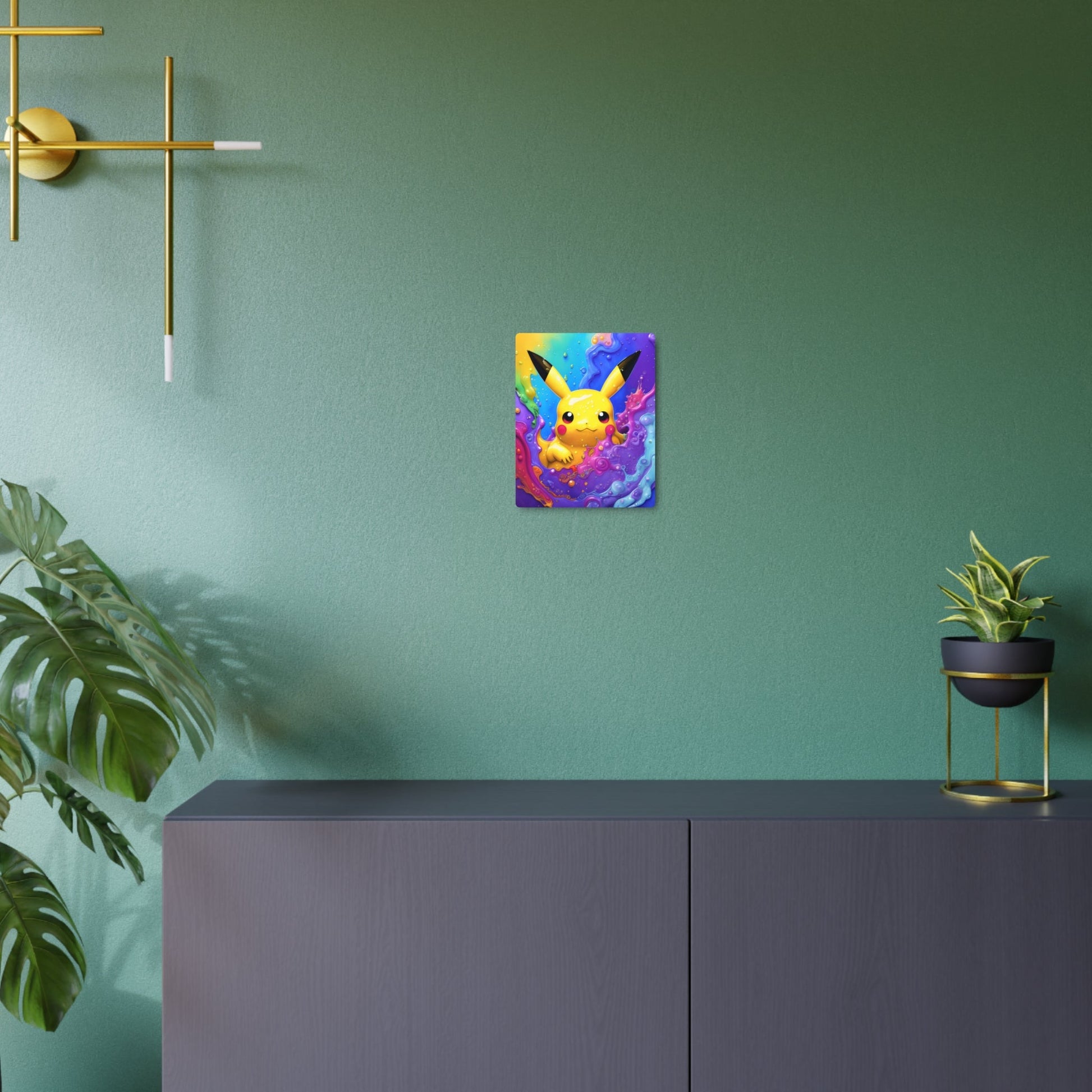 Bubbling Brilliance Metal Art Sign - Pokestalgia LLC