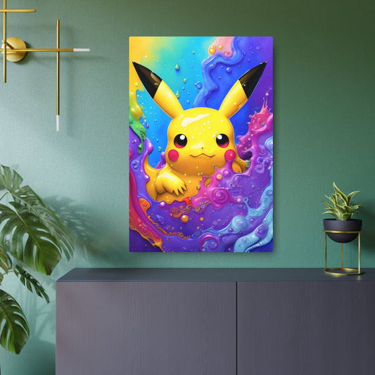 Bubbling Brilliance Metal Art Sign - Pokestalgia LLC