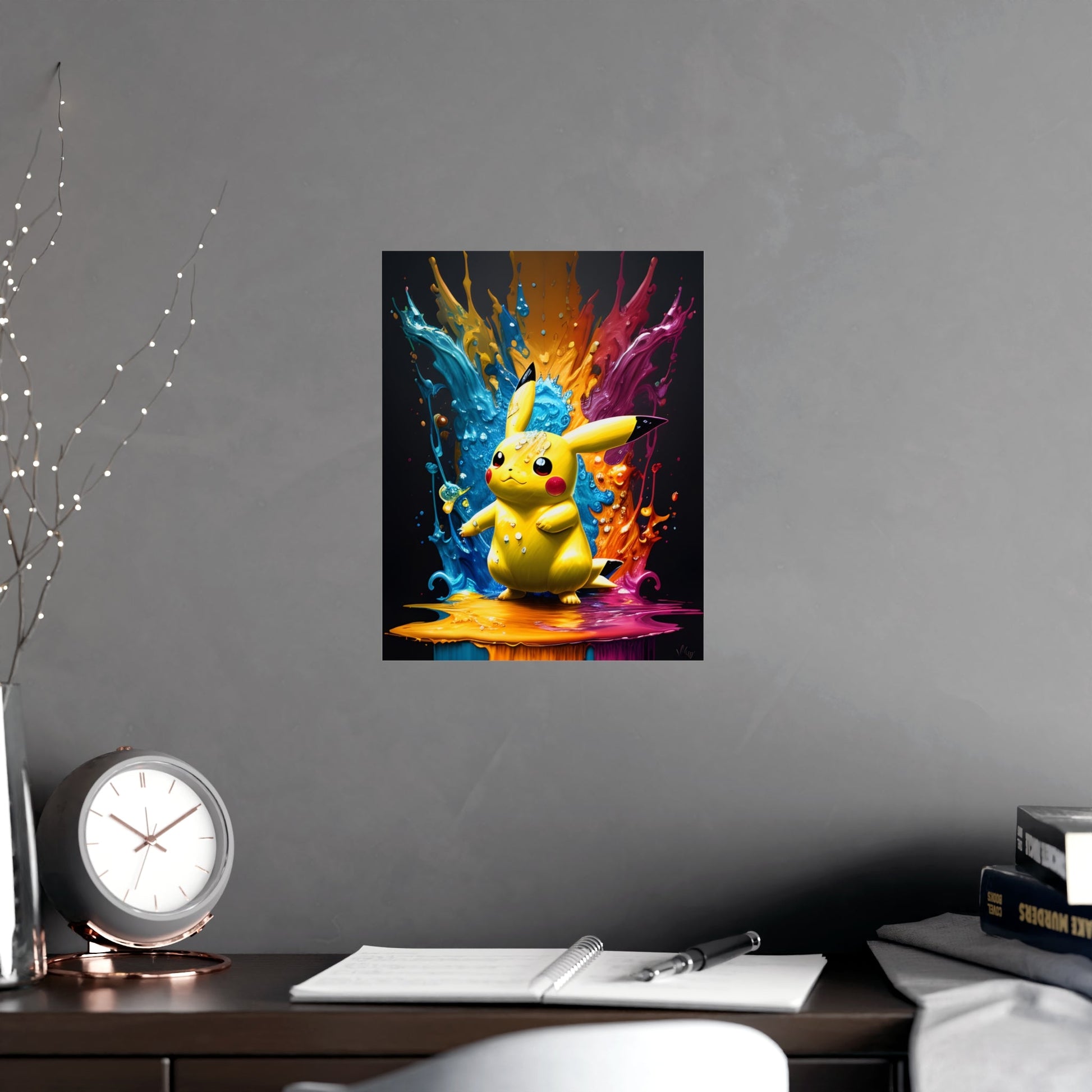 Color Cascade Matte Poster - Pokestalgia LLC