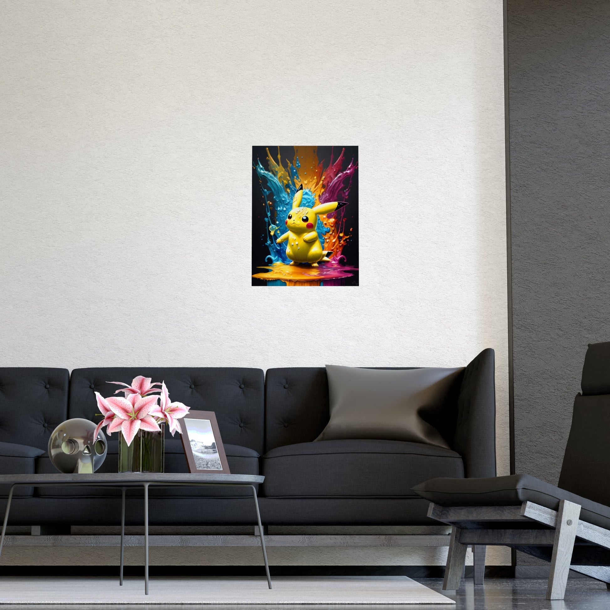 Color Cascade Matte Poster - Pokestalgia LLC