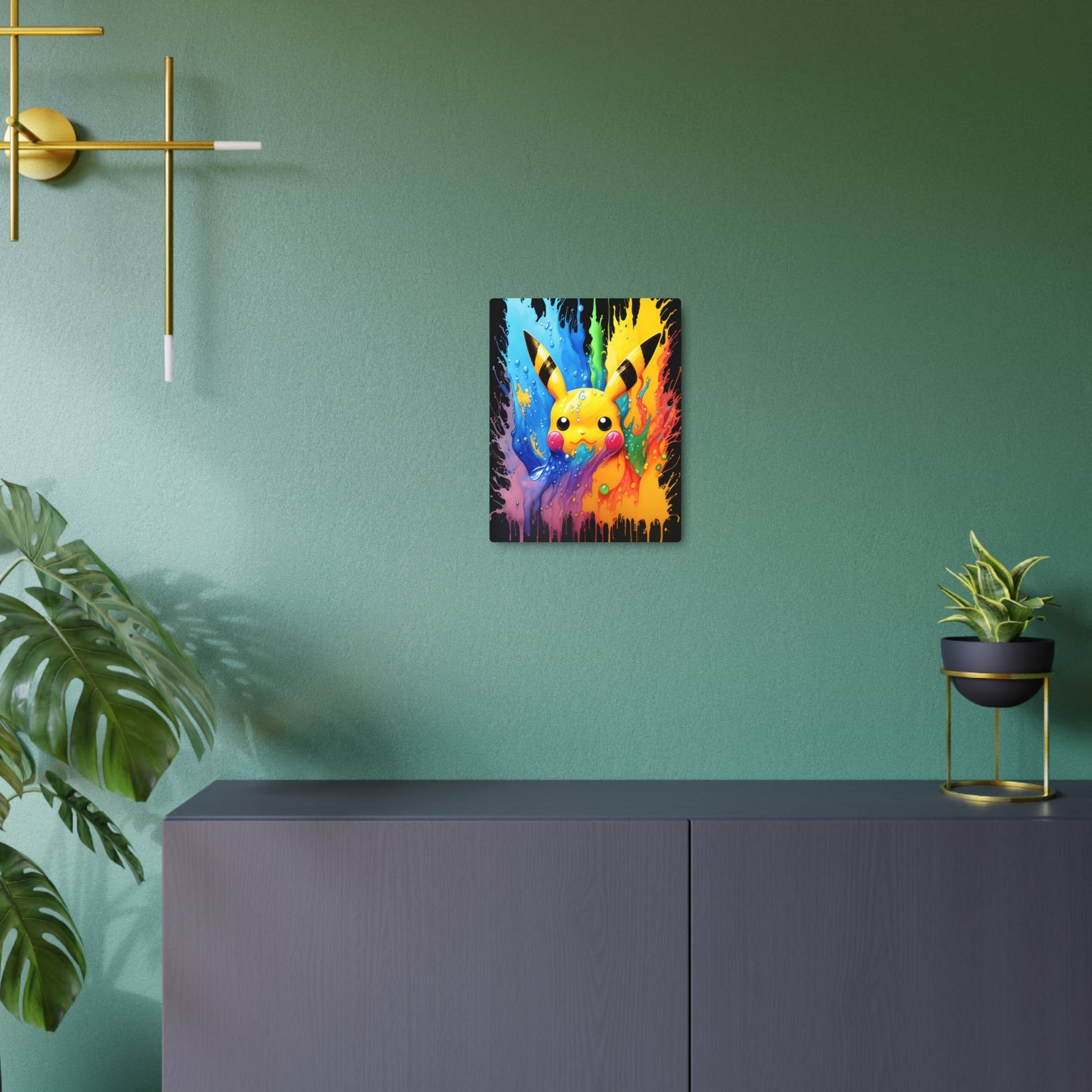 Drizzling Dreamscapes Metal Art Sign - Pokestalgia LLC
