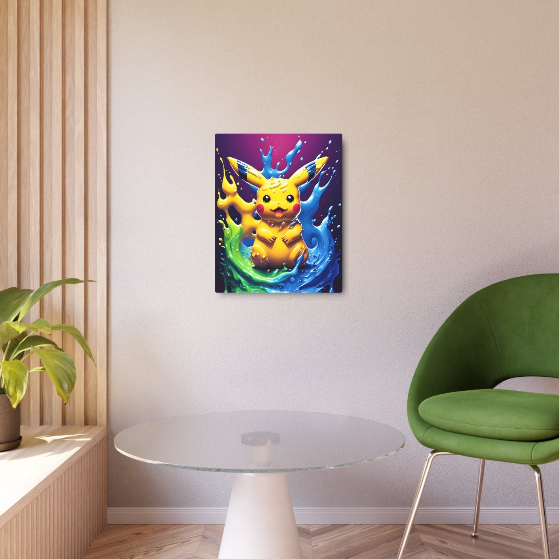 Effervescent Eddies Metal Art Sign - Pokestalgia LLC