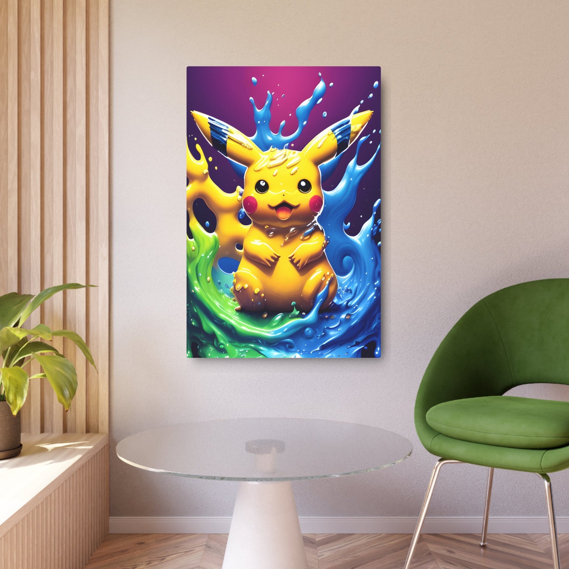 Effervescent Eddies Metal Art Sign - Pokestalgia LLC