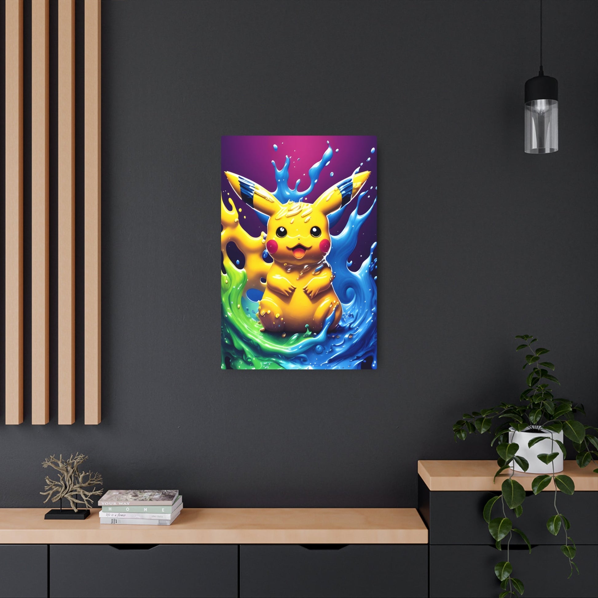 Effervescent Eddies Metal Art Sign - Pokestalgia LLC